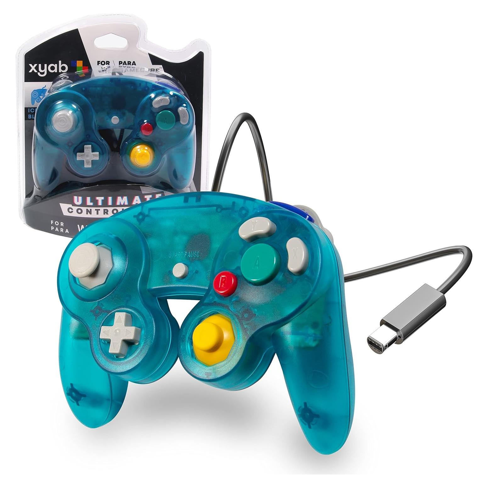 Controlador Joystick Ultimate XYAB para Nintendo GameCube - Azul Hielo