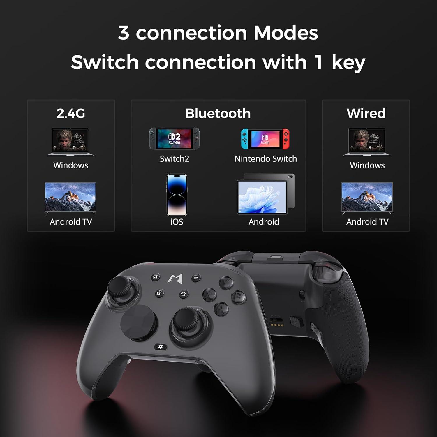 Controlador Inalámbrico Pro Mobapad Huben2 para Switch y PC
