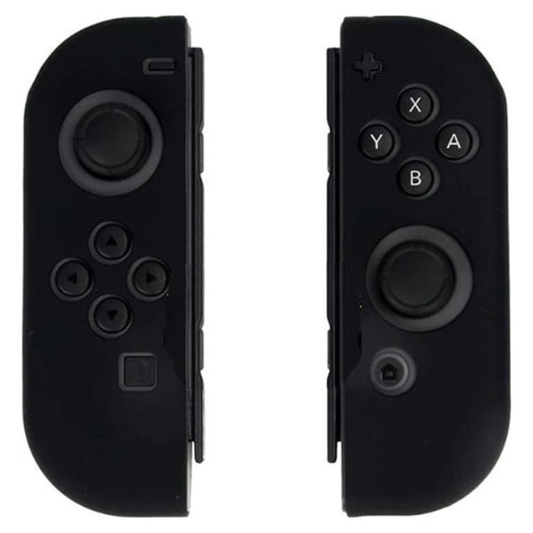 Funda de silicona suave para joystick Switch NS - Negro