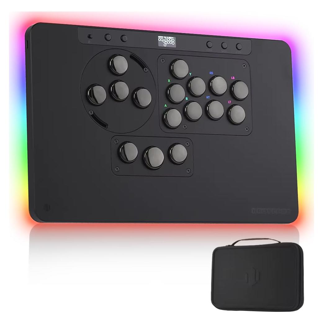 Controlador Arcade Sehawei X1 - Diseño Bajo Perfil, RGB, Compatible PS4/PC