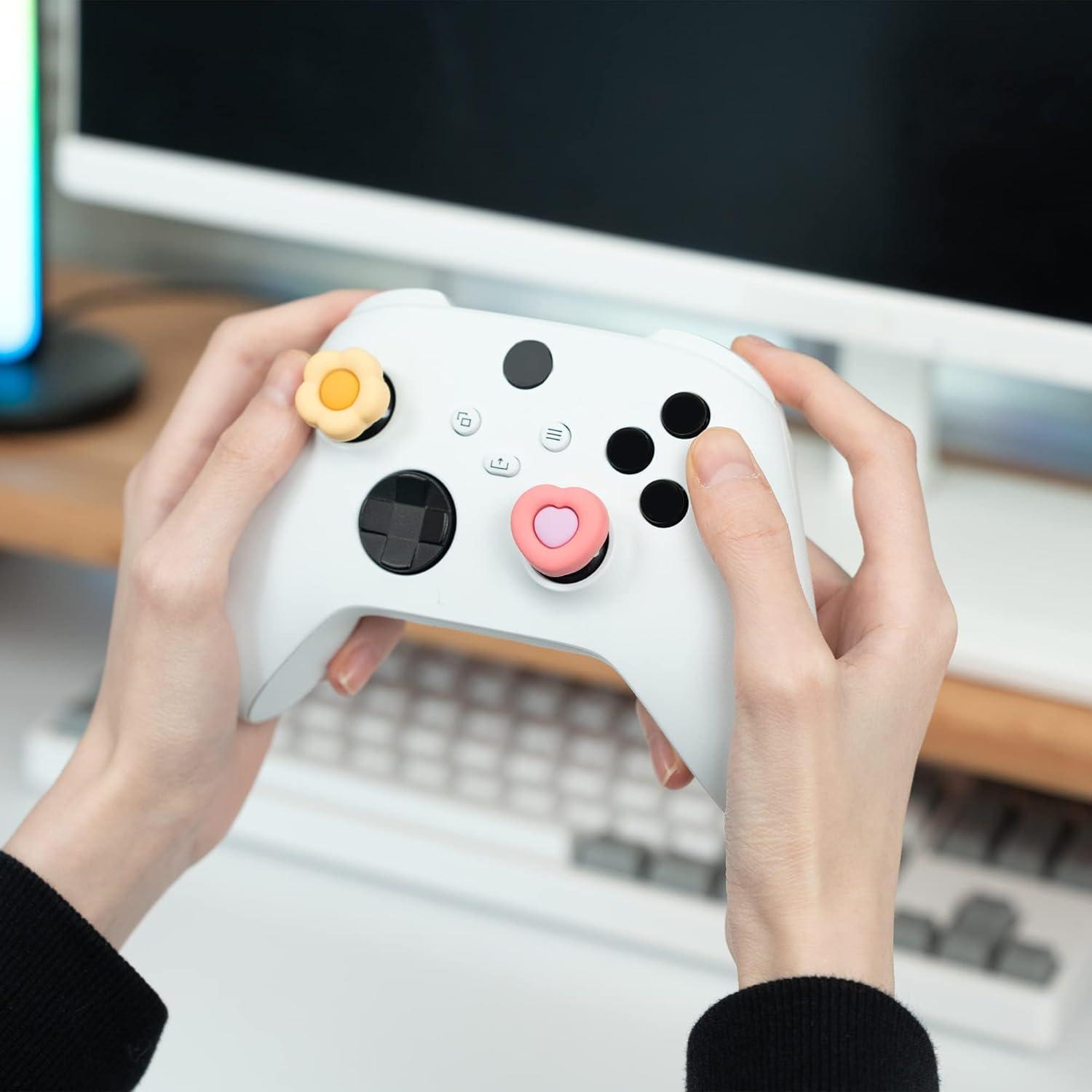 Agarradores de Silicona GeekShare para Controlador Xbox One - 4 Piezas