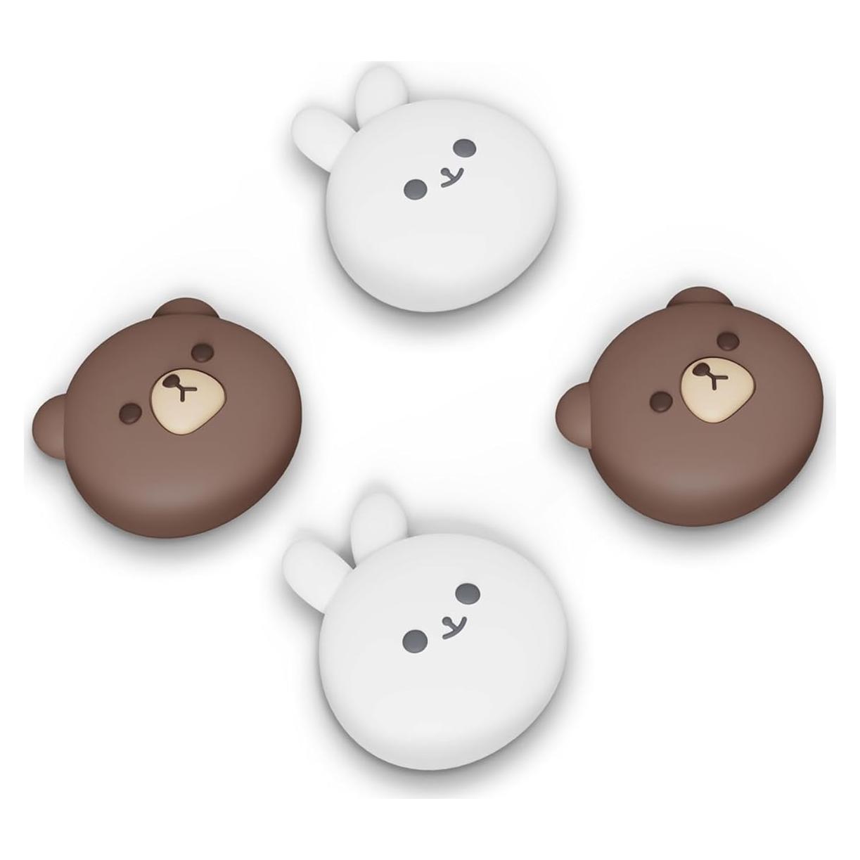 Tapas de Agarre para Pulgar PlayVital - Silicona para PS5, Xbox, Switch