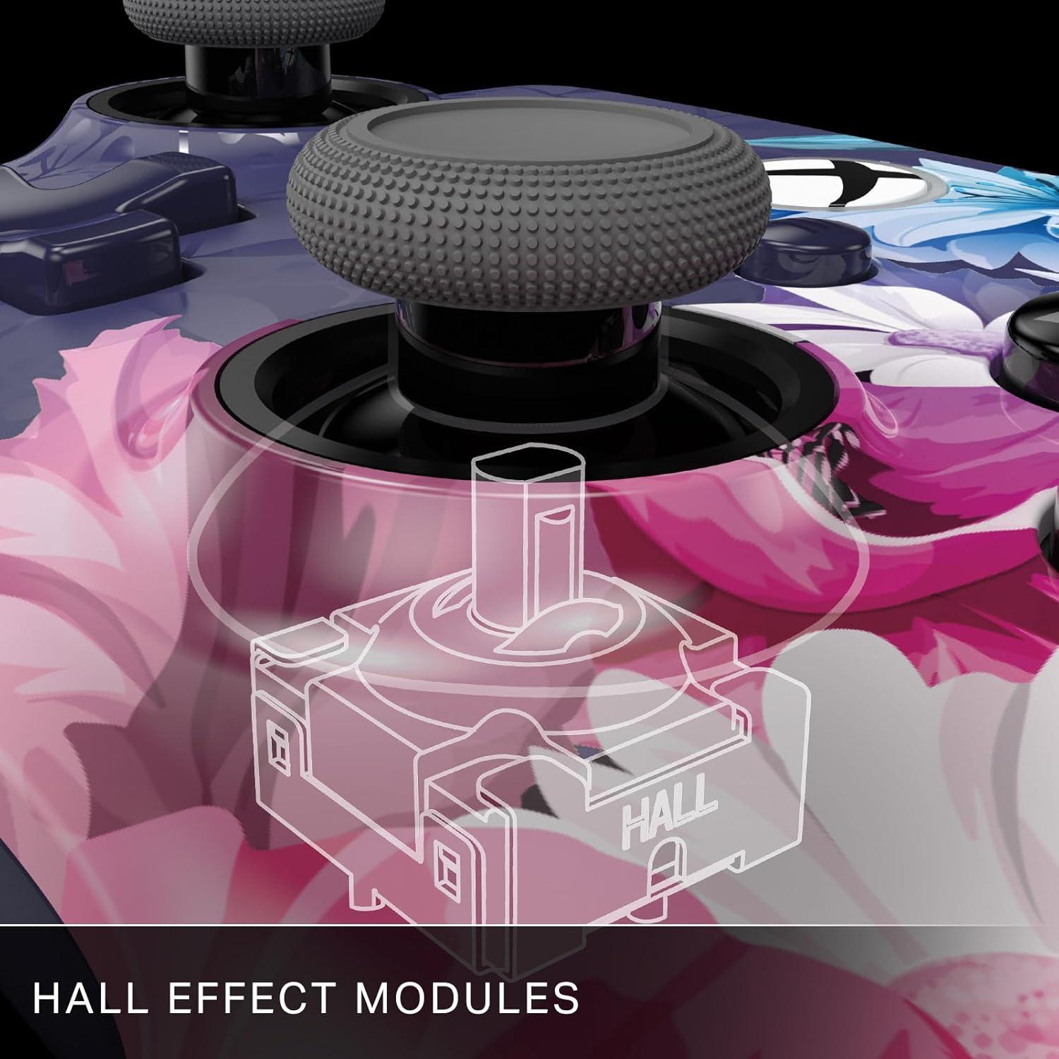 Controlador con cable PowerA Advantage Plus Xbox Series X|S Noche Flor