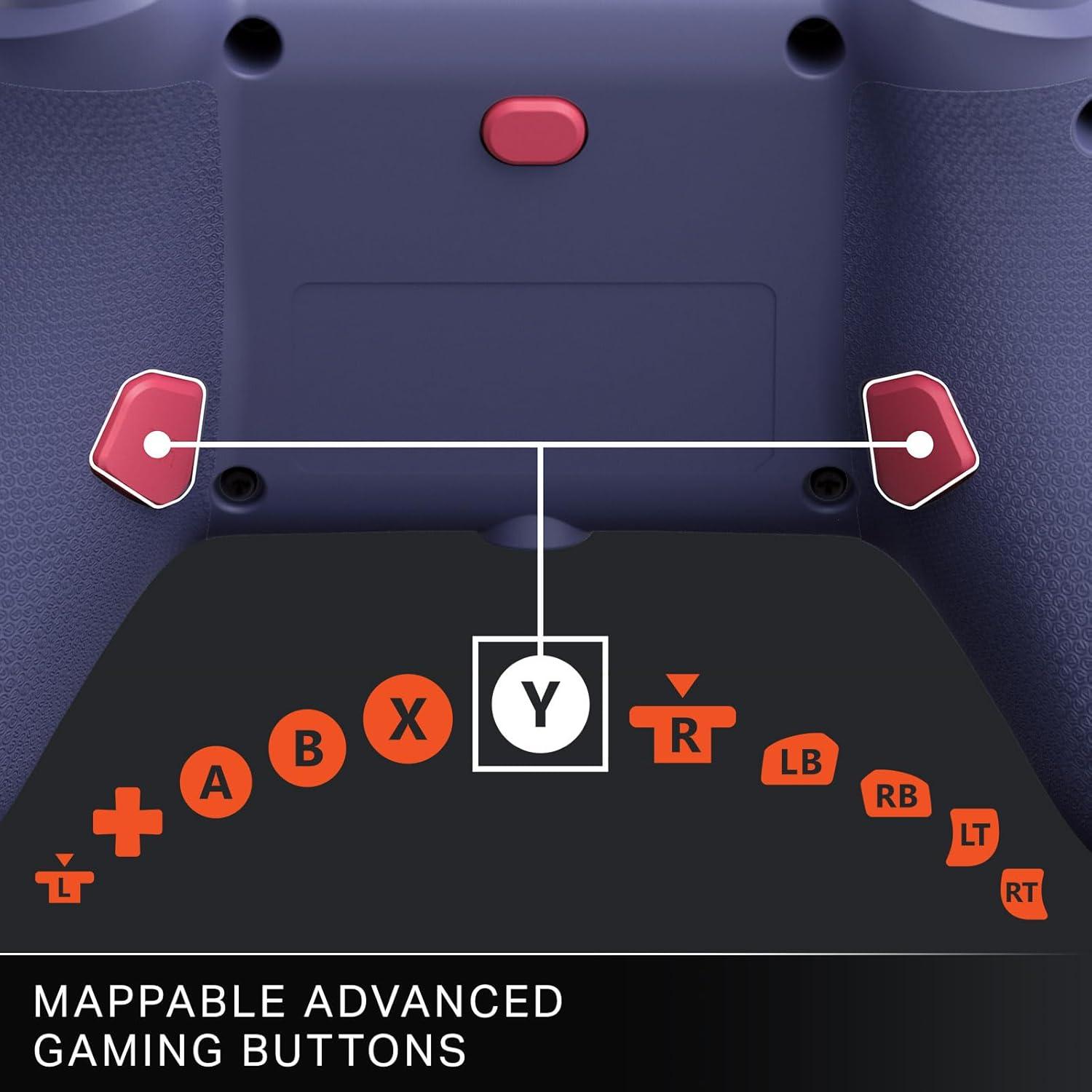 Controlador con cable PowerA Advantage Plus Xbox Series X|S Noche Flor