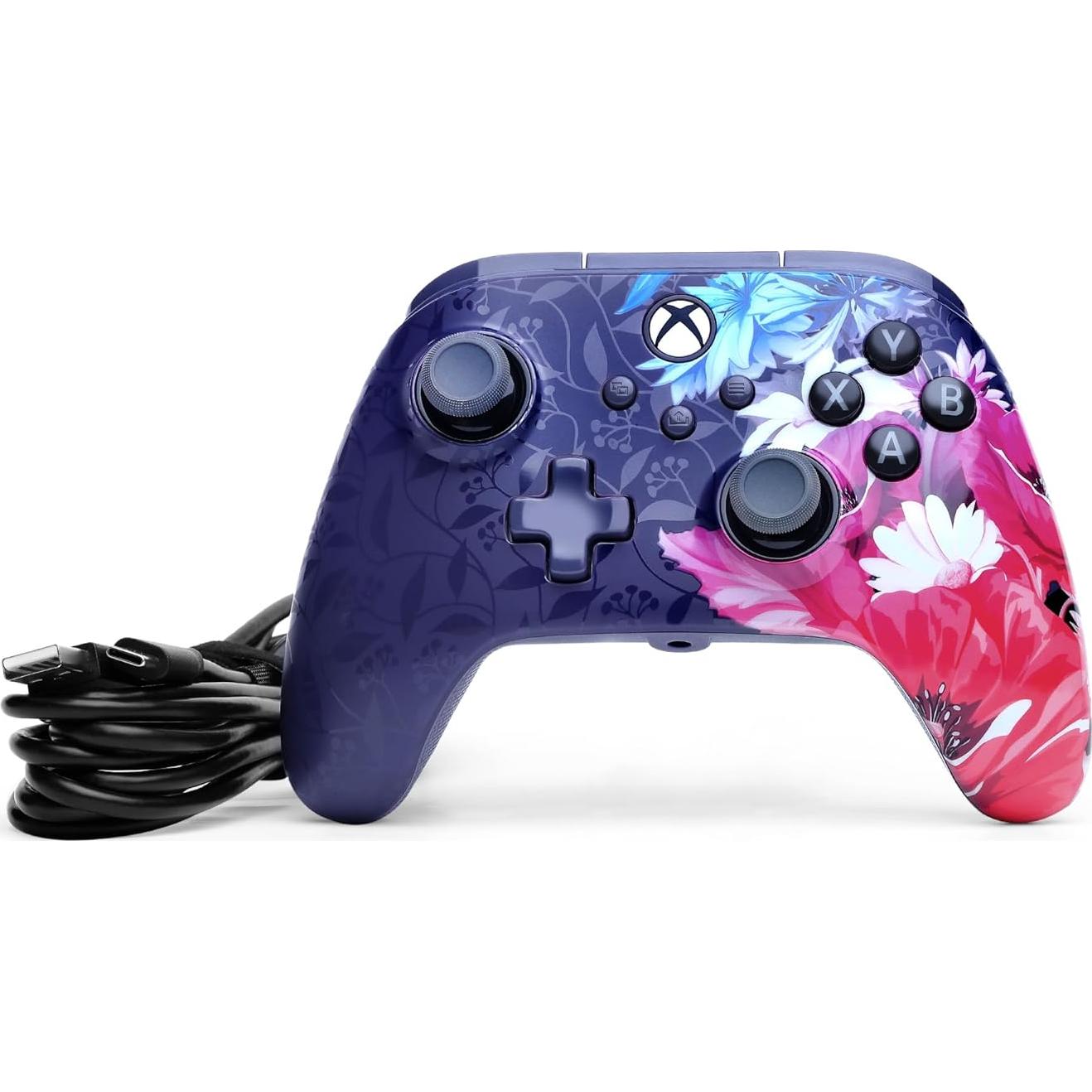 Controlador con cable PowerA Advantage Plus Xbox Series X|S Noche Flor