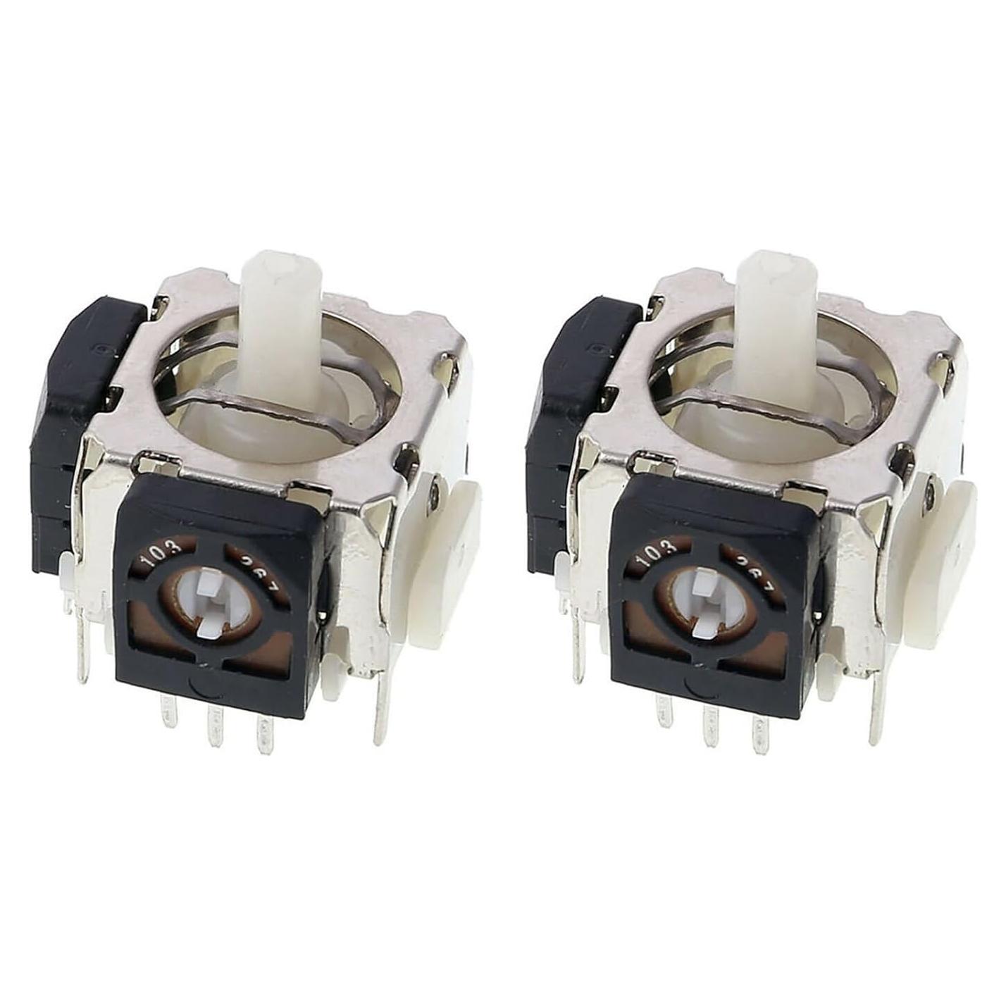 Joystick Analógico ZEZEFUFU Reemplazo para PS2/PS3/Xbox 360 - 2 Pcs