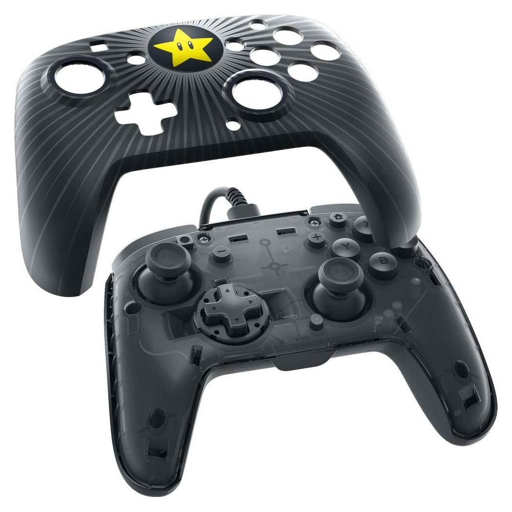 Controlador Pro con Cable PDP Estrella Mario para Nintendo Switch