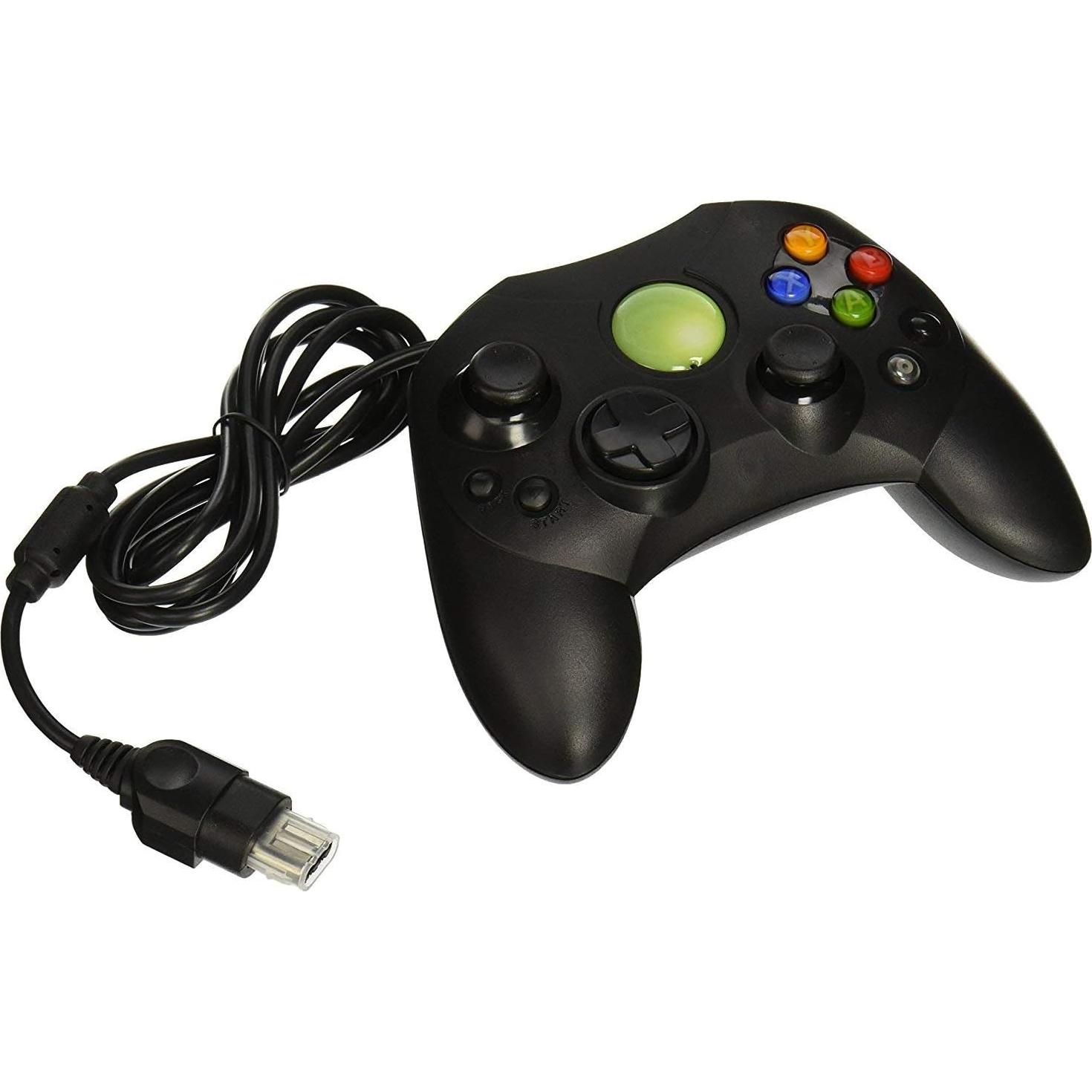 Controlador Old Skool S-Type con cable para Xbox Original - Negro