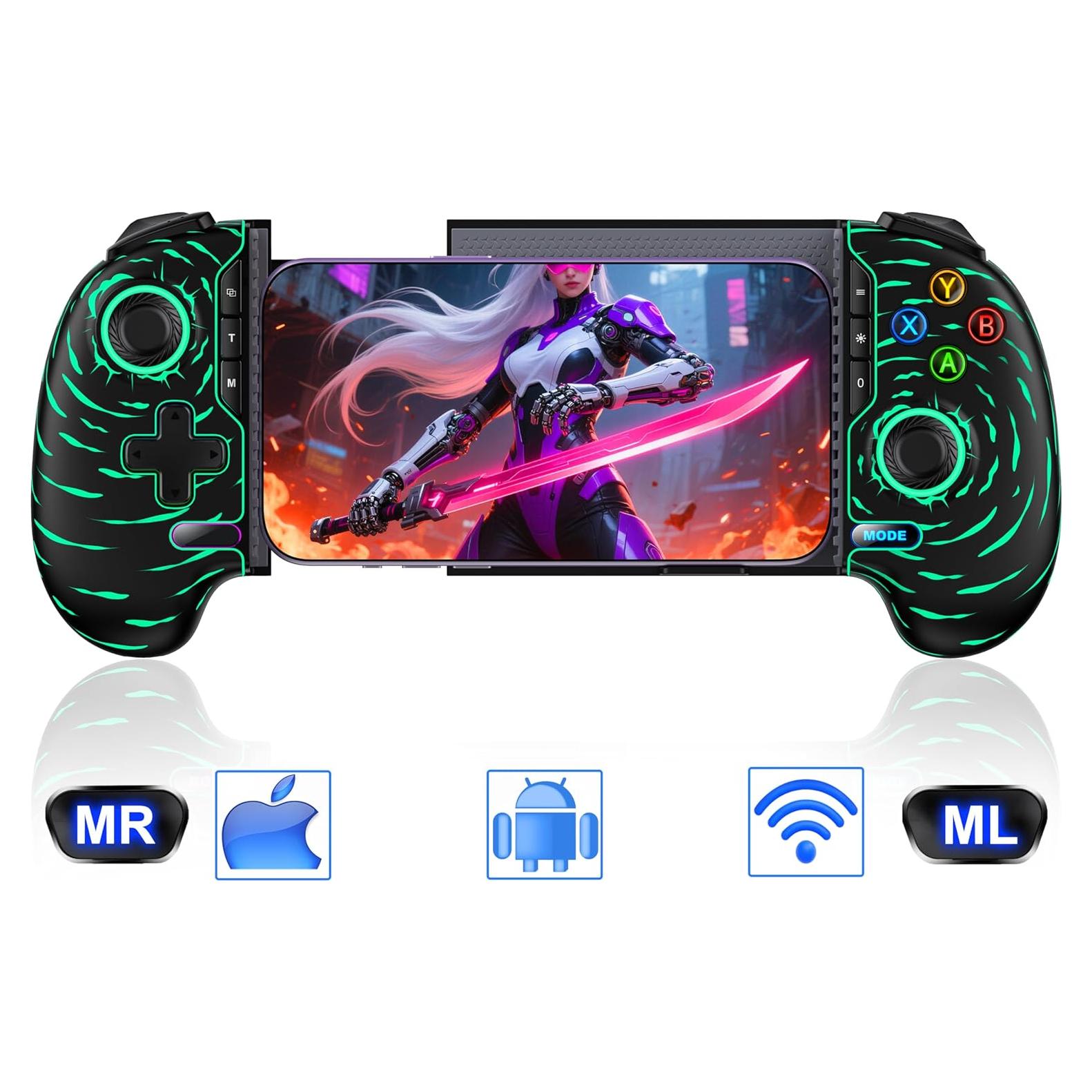 Controlador de Juego Inalámbrico para iPhone y Android 800mAh