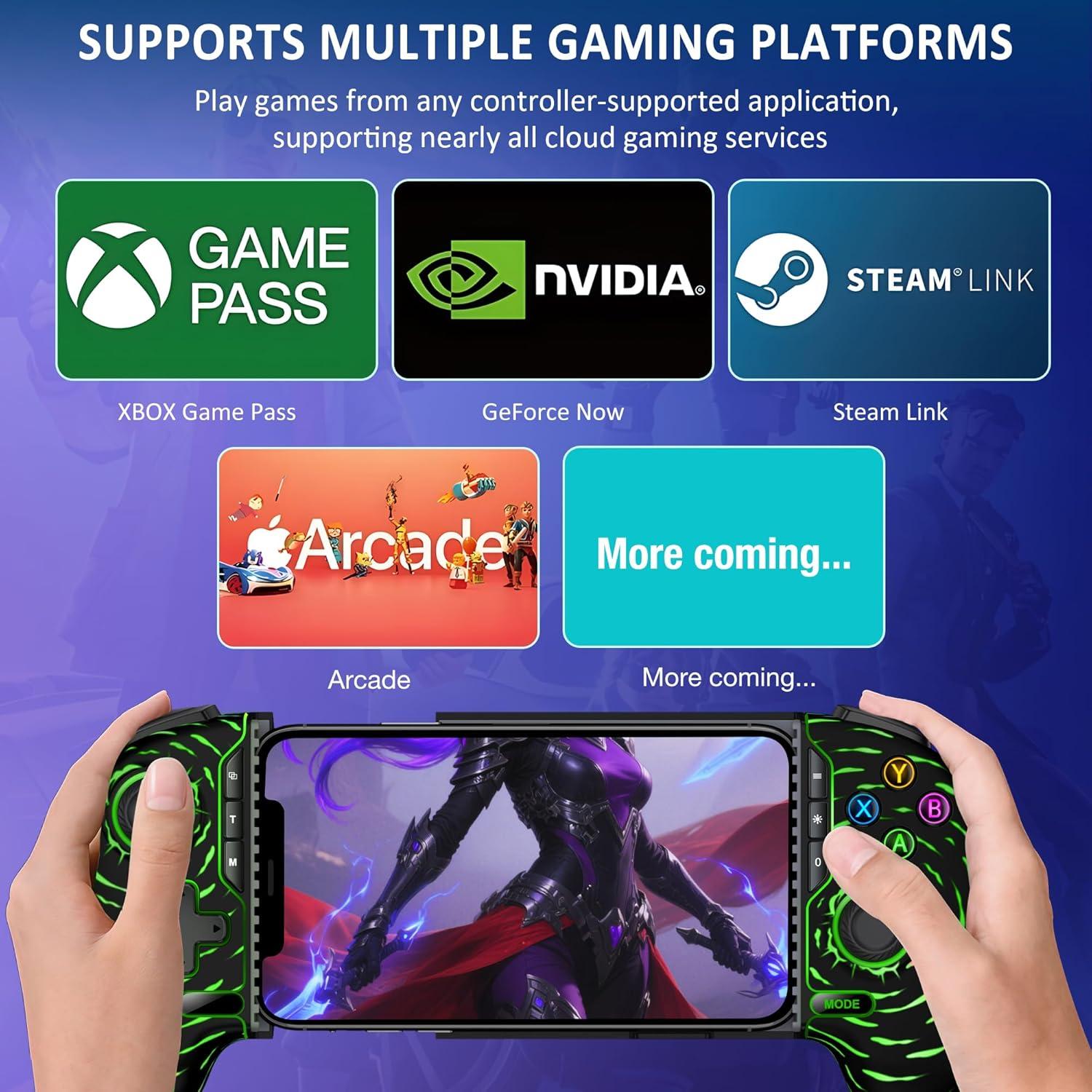 Controlador de Juego Inalámbrico para iPhone y Android 800mAh