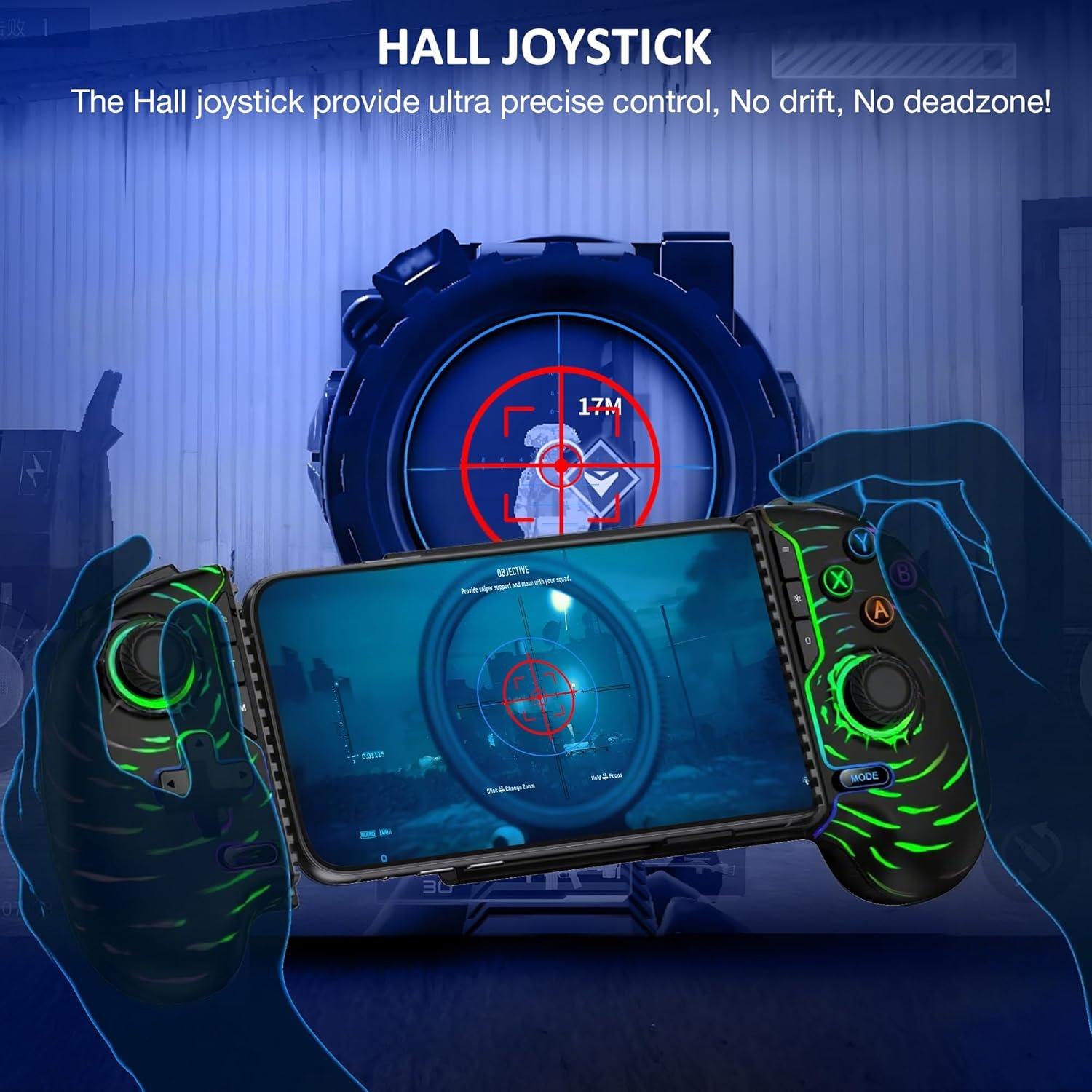 Controlador de Juego Inalámbrico para iPhone y Android 800mAh