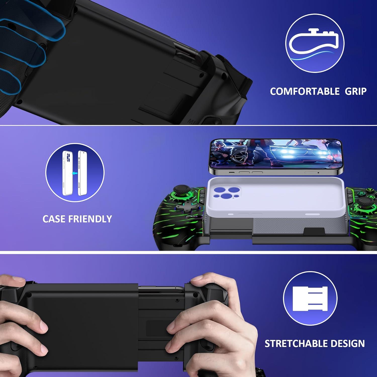 Controlador de Juego Inalámbrico para iPhone y Android 800mAh