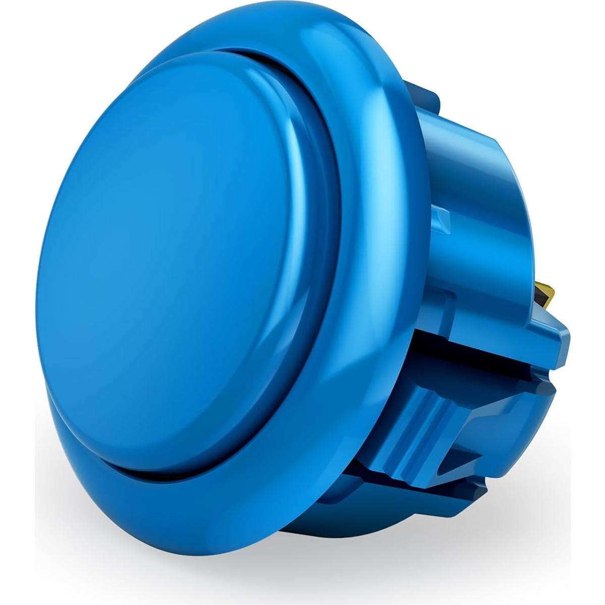 Botones de Arcade QANBA D-lite 30mm Azul Snap-In 24 Pcs