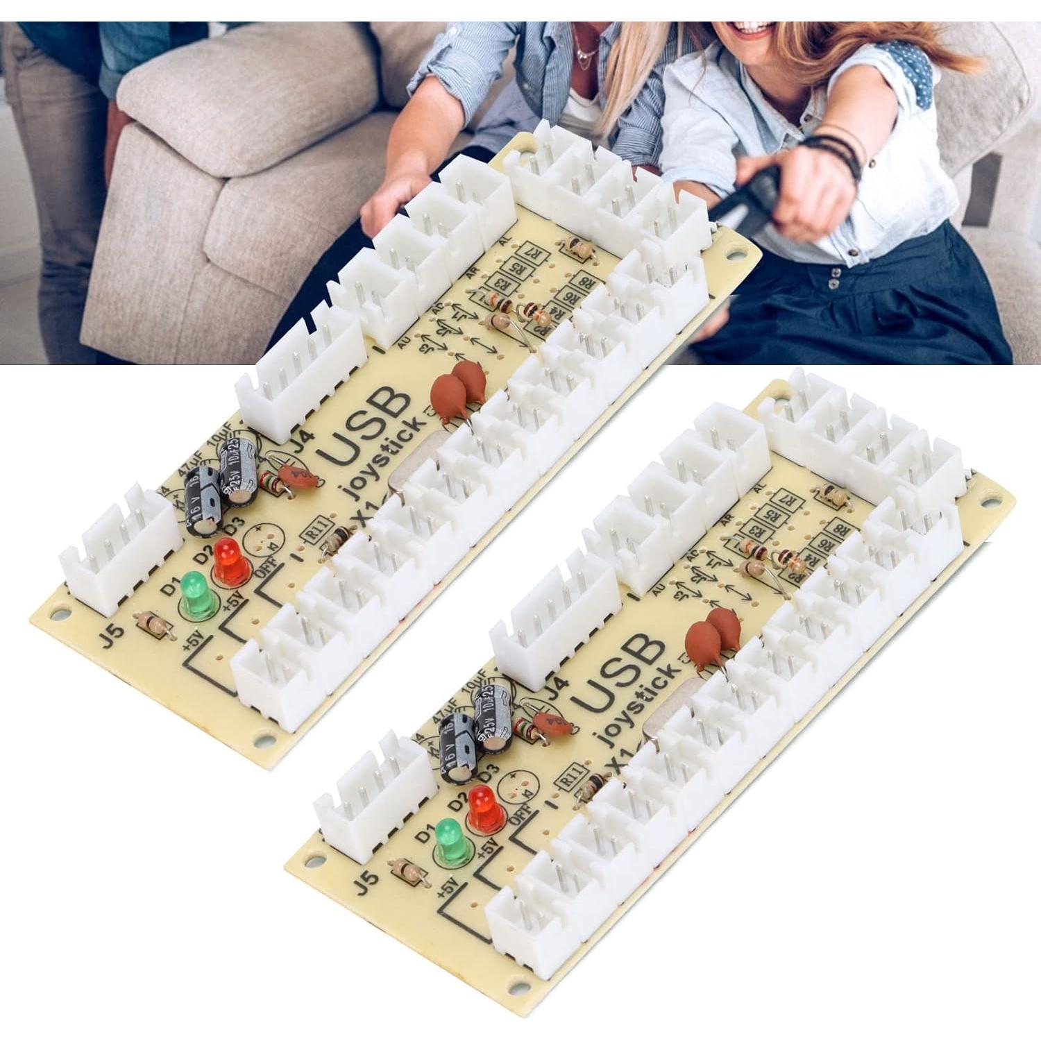 Codificador USB para Controlador de Juego ASHATA QM070913 Doble