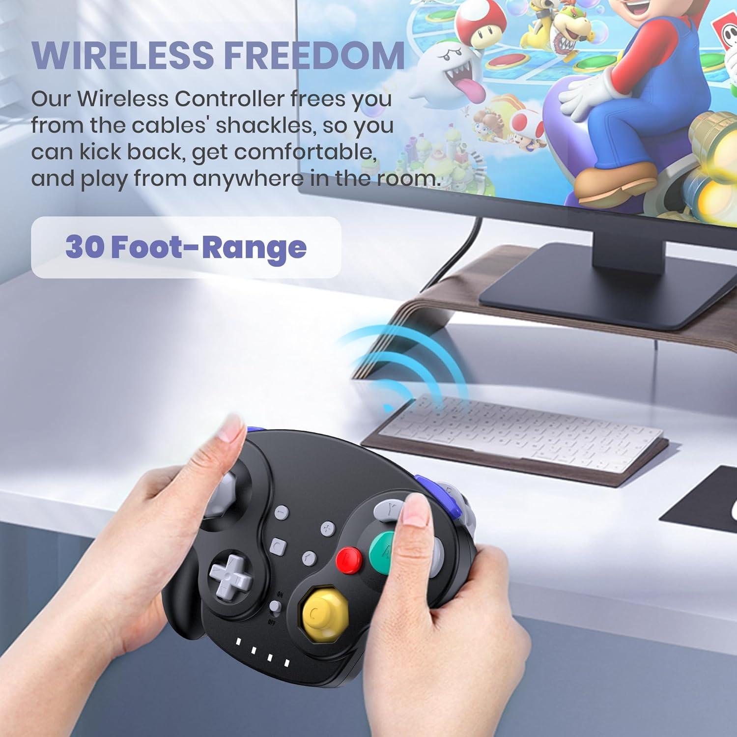 Controladores Inalámbricos Estilo GameCube SAFFUN para Switch