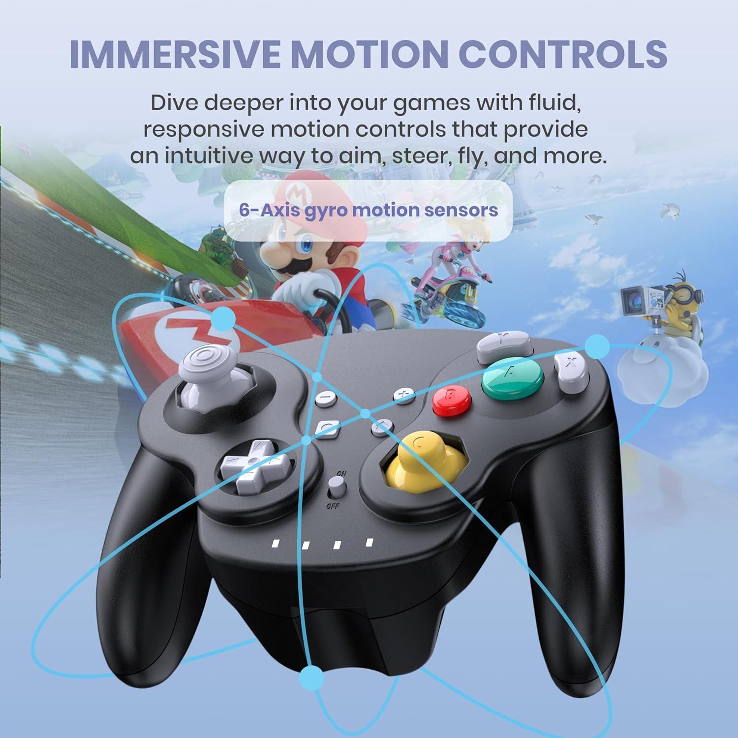 Controladores Inalámbricos Estilo GameCube SAFFUN para Switch