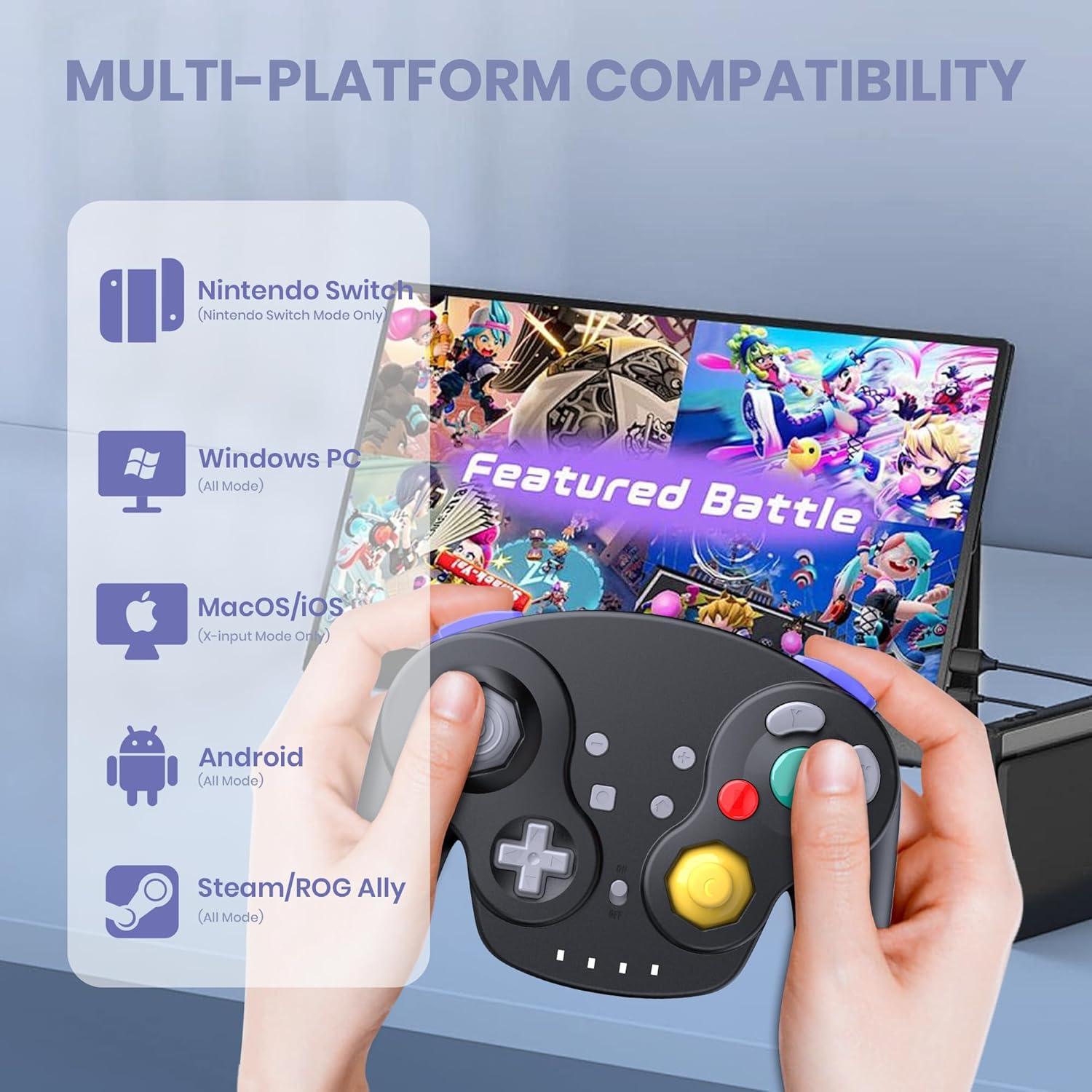 Controladores Inalámbricos Estilo GameCube SAFFUN para Switch