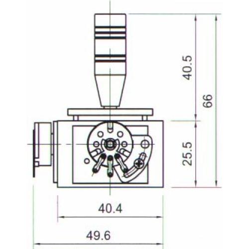 Joystick ServoCity R-204 2 Funciones 12mm Grueso
