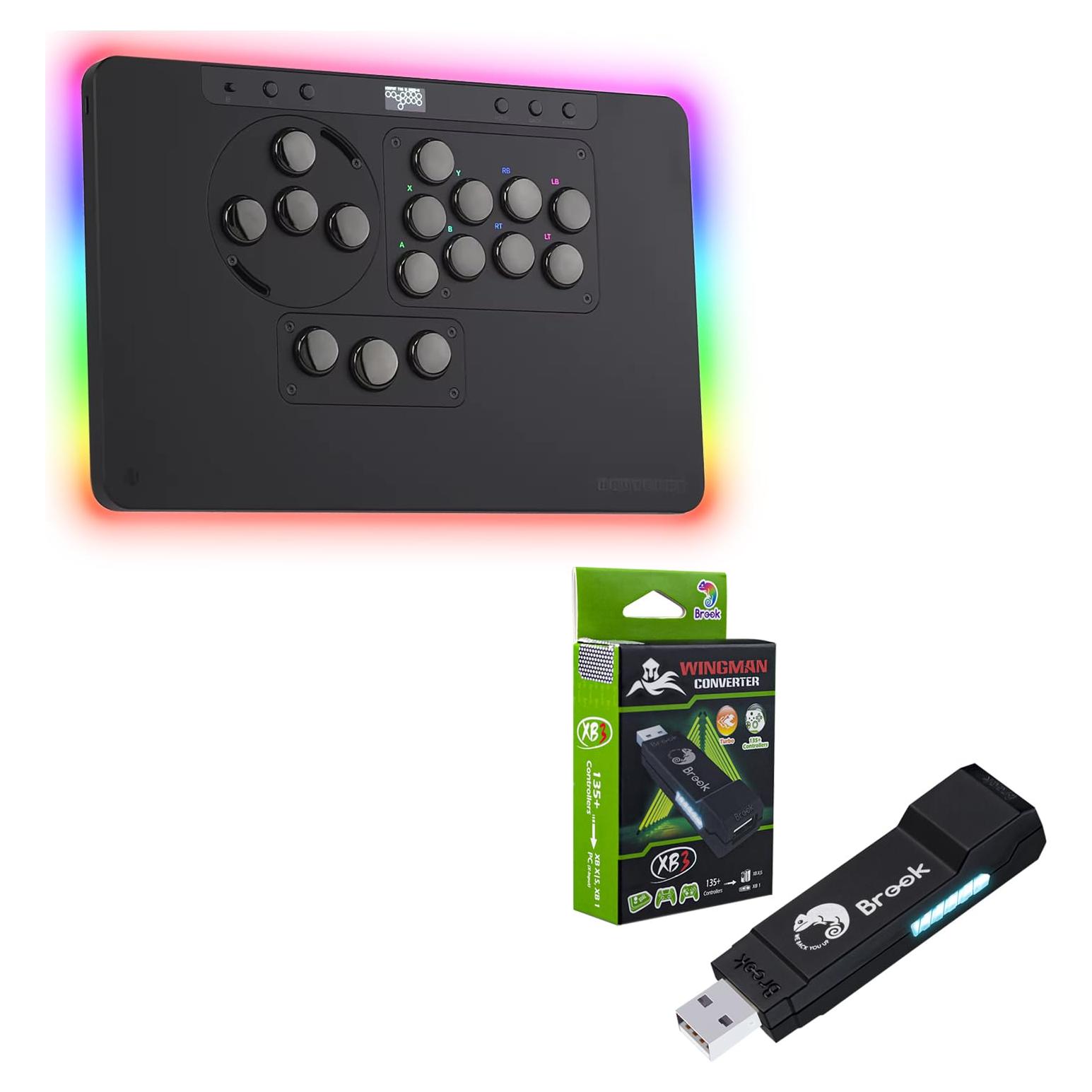 Conjunto de Controladores Arcade Sehawei X1 + Wingman XB 3