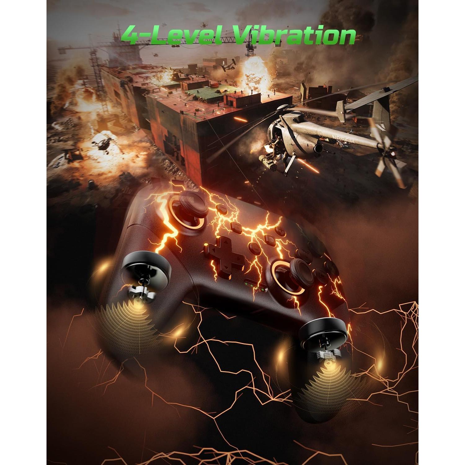 Controlador Inalámbrico VOYEE para Switch/Lite/OLED/PC - RGB 1000mAh