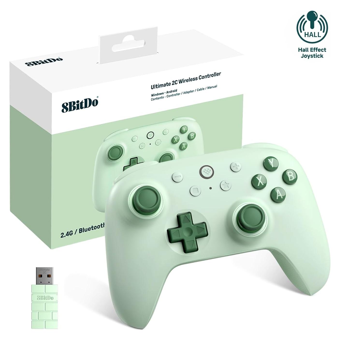 Controlador Inalámbrico 8Bitdo Ultimate 2C Verde para PC y Android