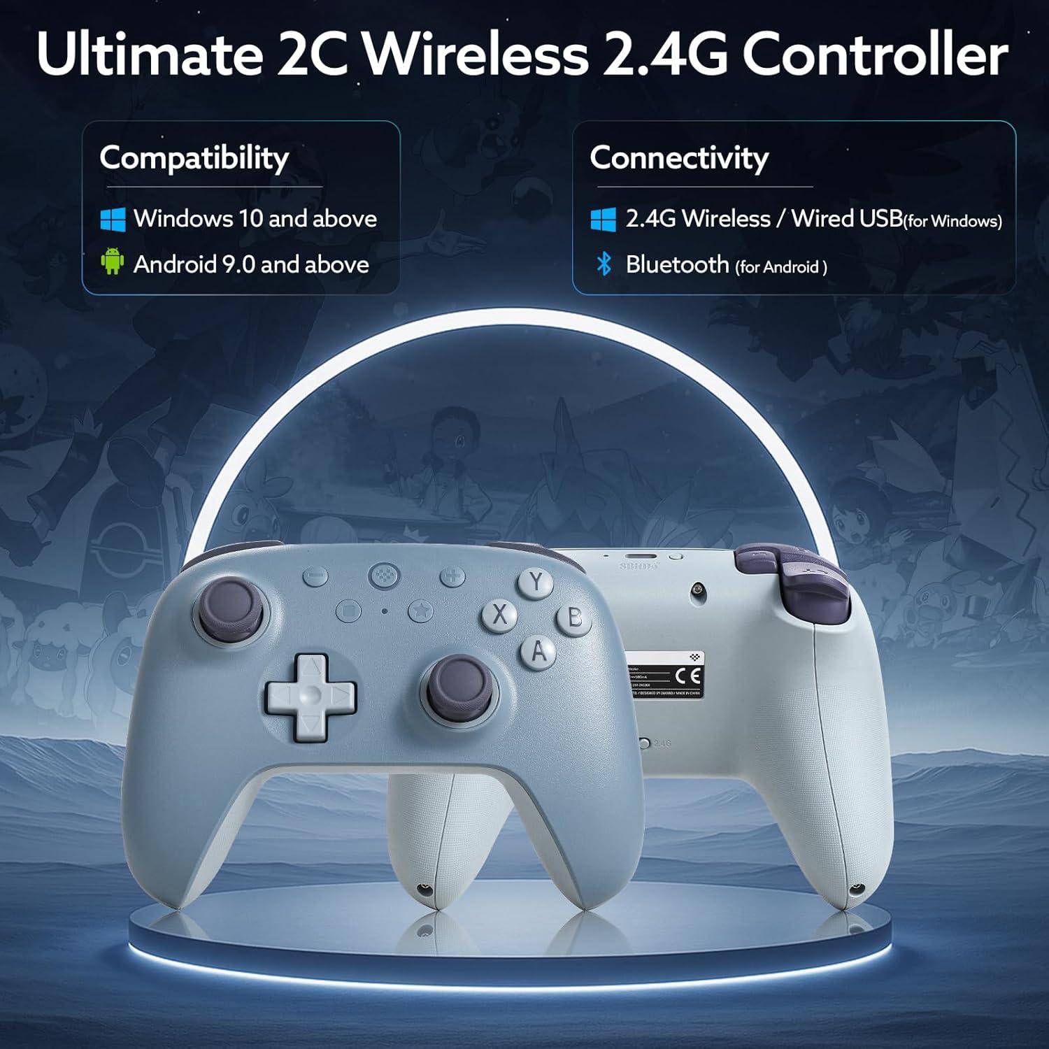 Controlador Inalámbrico 2C Ultimate 8Bitdo para PC y Android