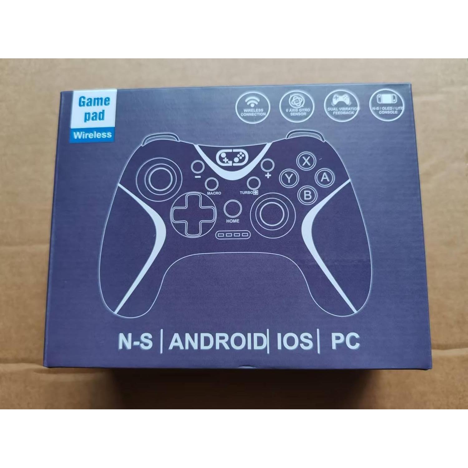 Controlador Inalámbrico Cehensy Pro para Nintendo Switch - Negro/Azul