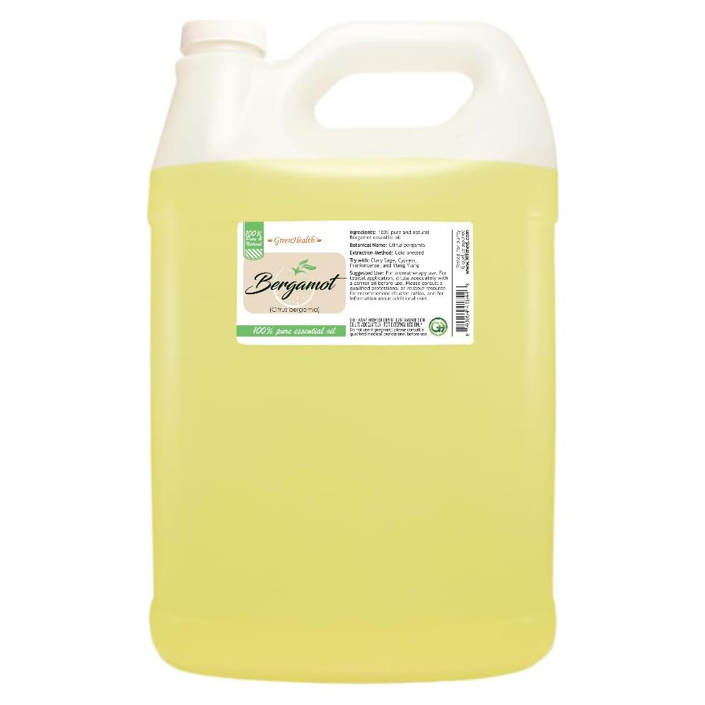 Aceite Esencial de Bergamota 100% Puro 3.785L GreenHealth