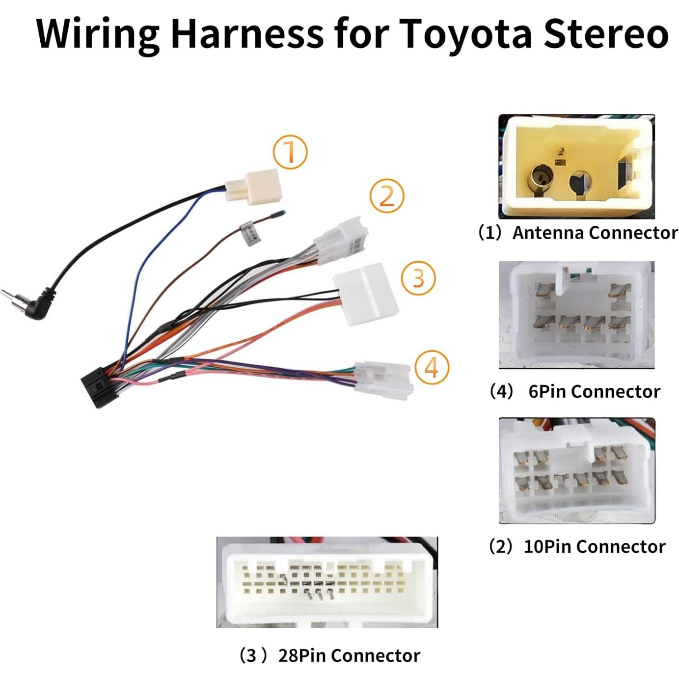 Arnés de Cableado de Radio Epronic DP-4 para Toyota 2012+