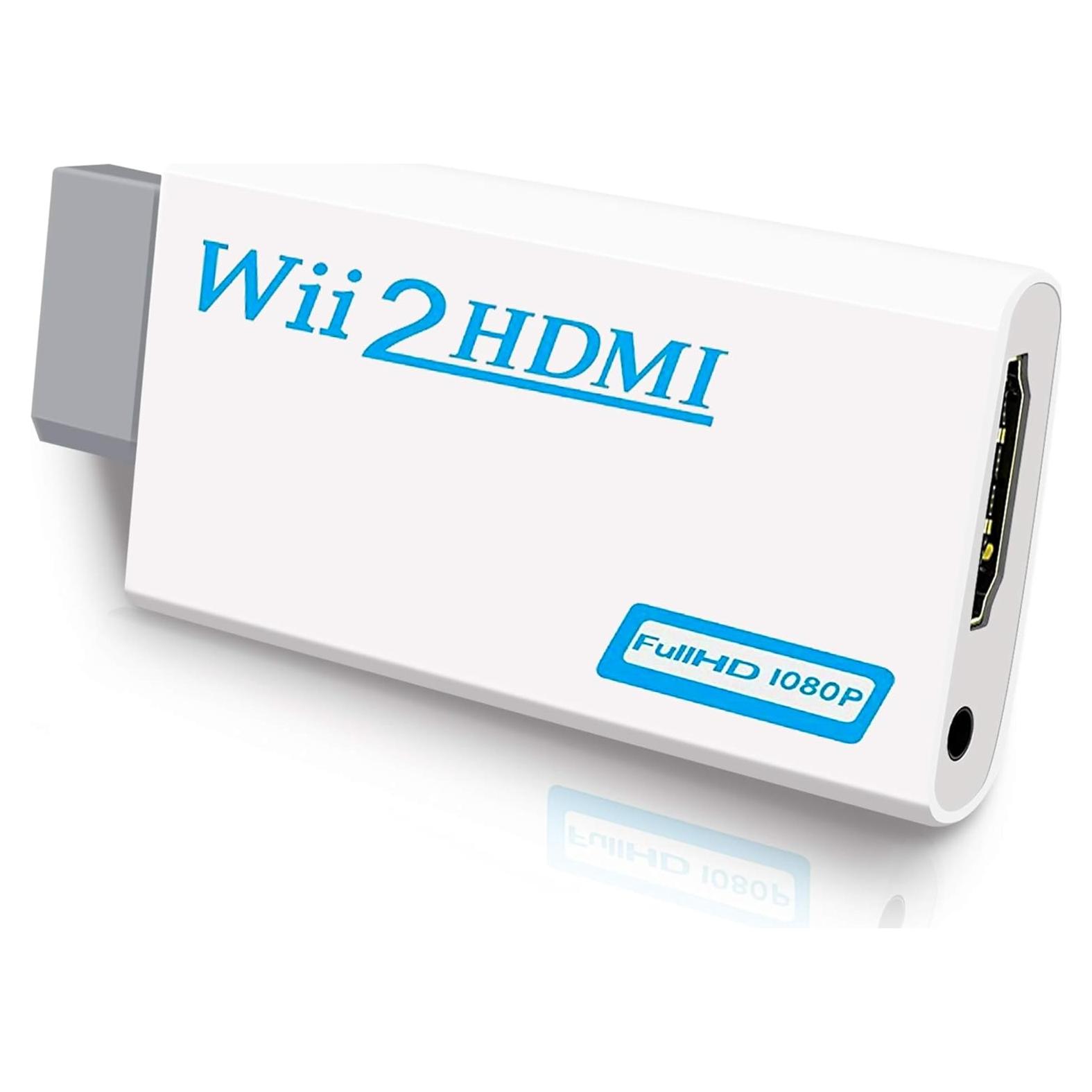 Convertidor HDMI para Wii Xahpower 1080P con Audio 3.5mm