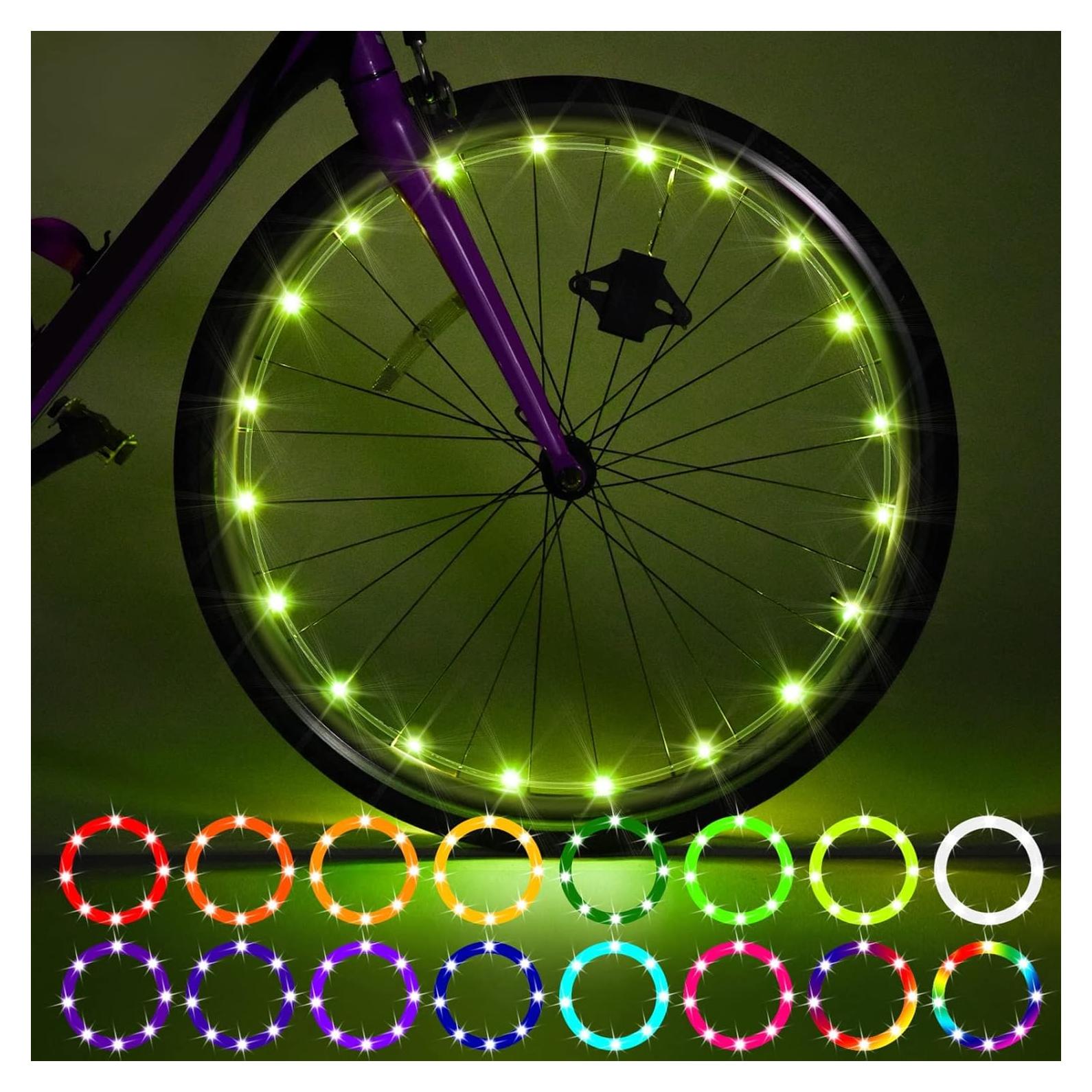 Luces LED para Ruedas de Bicicleta Waybelive 2 Neumáticos