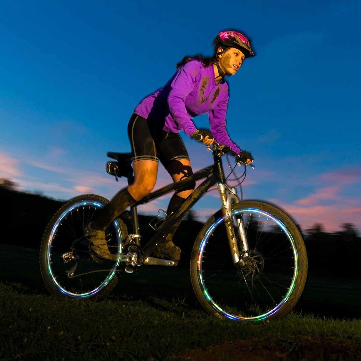 Luces LED para Ruedas de Bicicleta Waybelive 2 Neumáticos