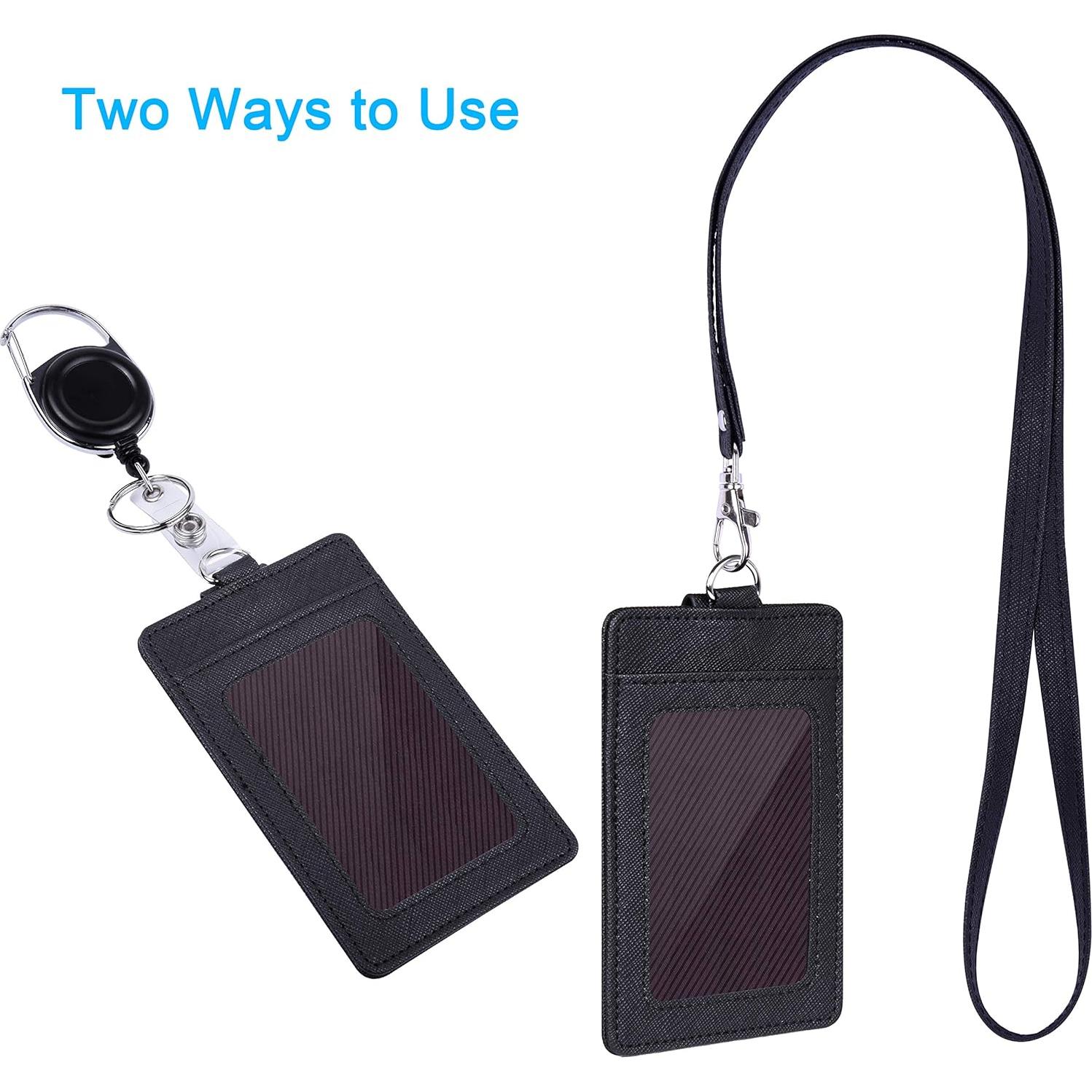 Soporte Retráctil para Insignia Wisdompro con Cinta de Cuello 47.6 cm