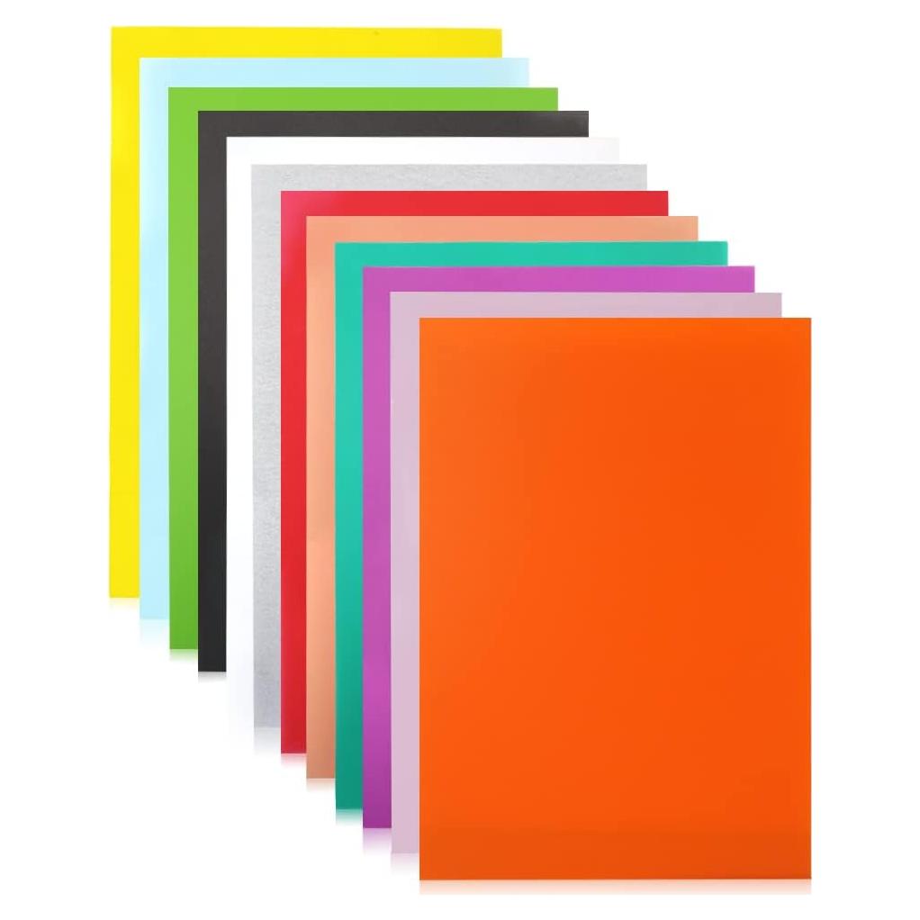 12 Hojas de Plástico Retráctil Yitexin 20x29cm Estilo A