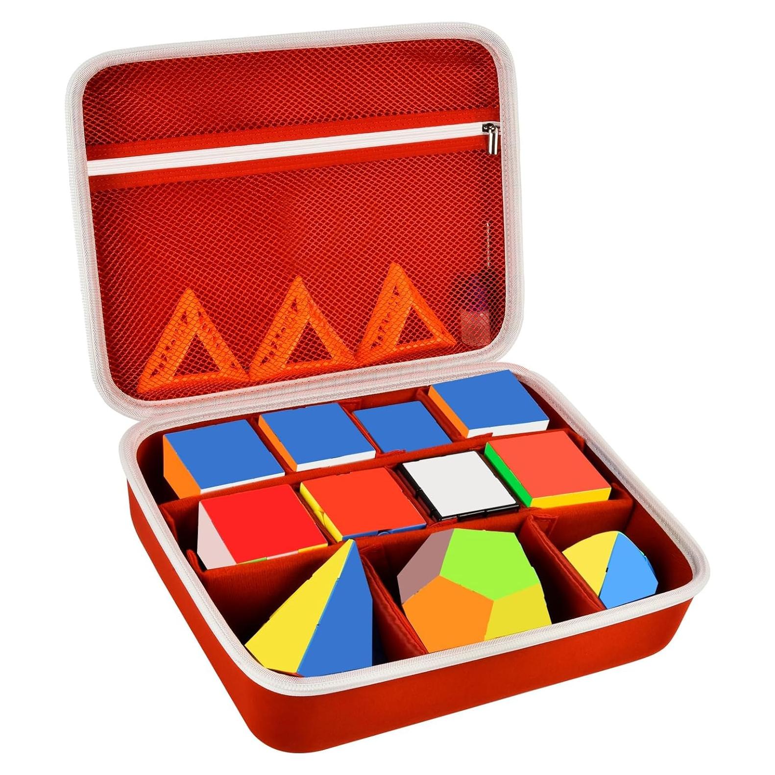 Funda de Almacenamiento para Speed Cube Grapsa Rojo 28.3x22.5cm