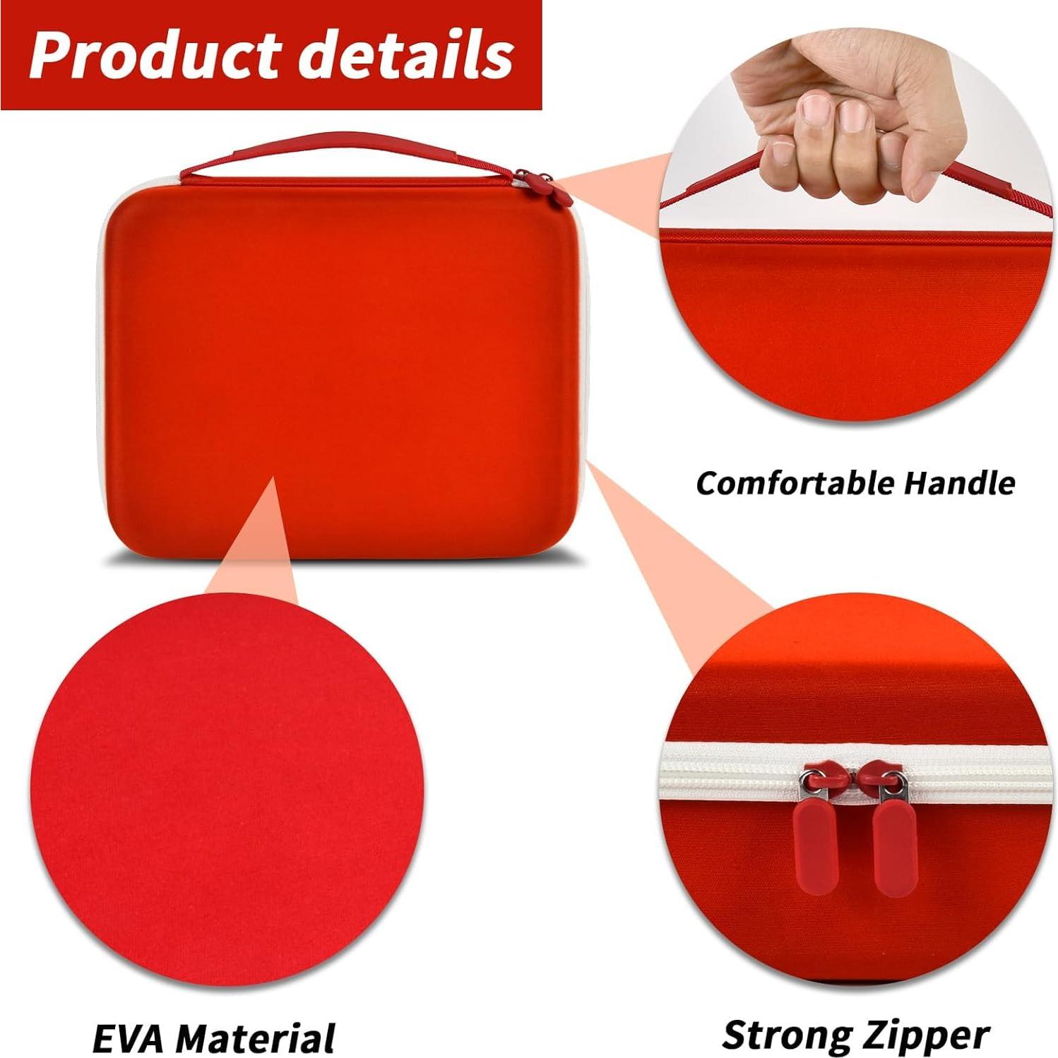 Funda de Almacenamiento para Speed Cube Grapsa Rojo 28.3x22.5cm