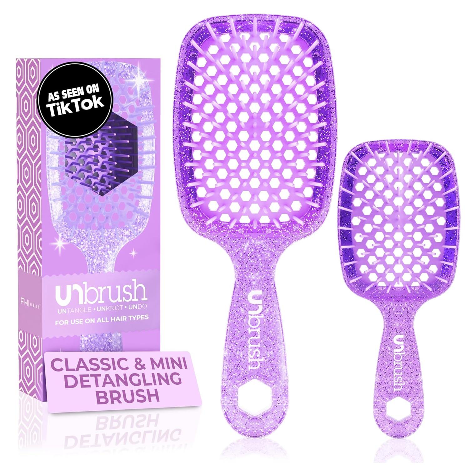 Cepillos Desenredantes FHI Heat UNbrush DuoFlex - Lavanda