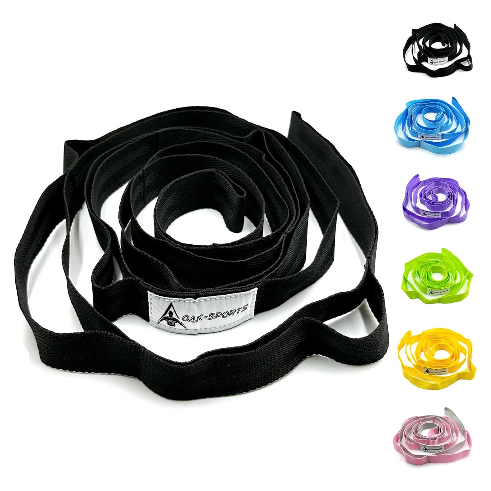 Correa de Estiramiento Oak-Sports 190.5 cm para Yoga y Pilates