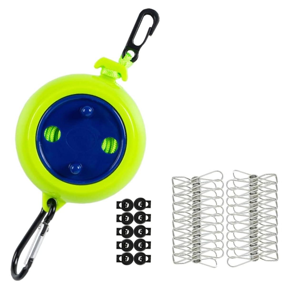 Cuerda de Camping Retráctil Eforwest 10m con 20 Pinzas