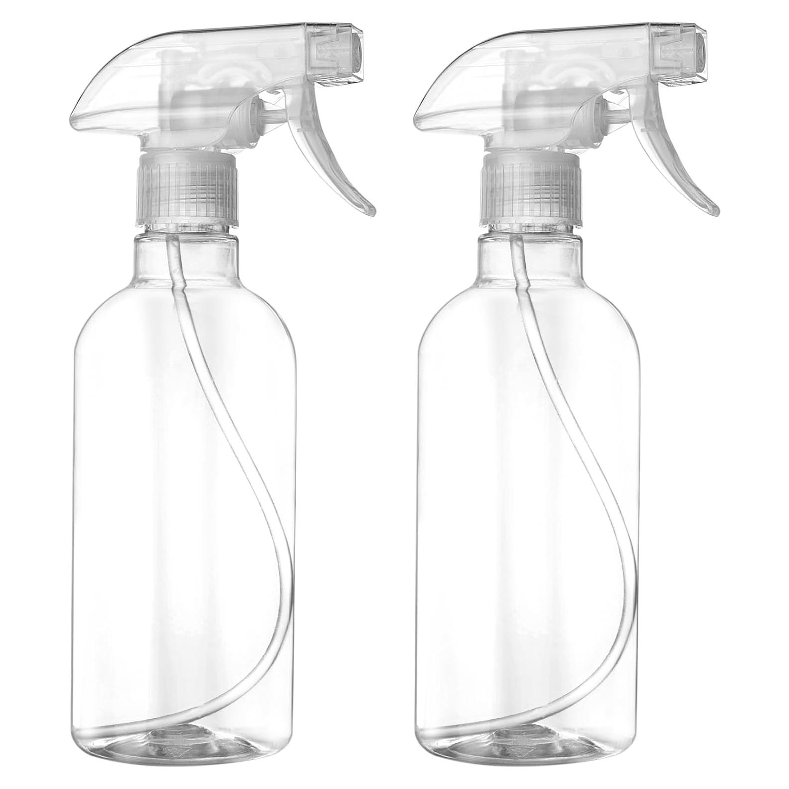 Botellas de Spray DIYSELF 2 Pack 500ml Ajustables Transparentes