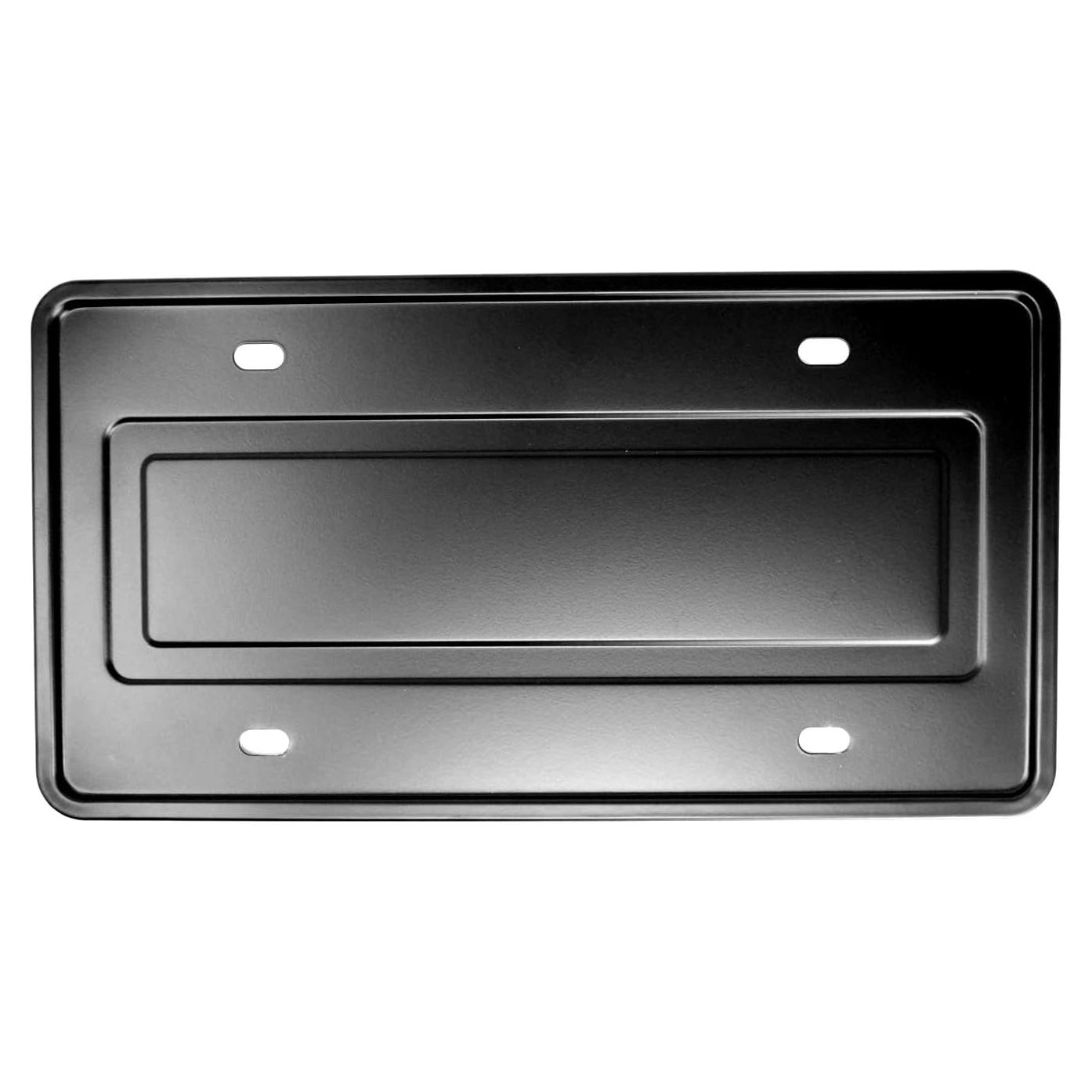 Soporte de Placa de Licencia LFPartS Acero Inoxidable Negro