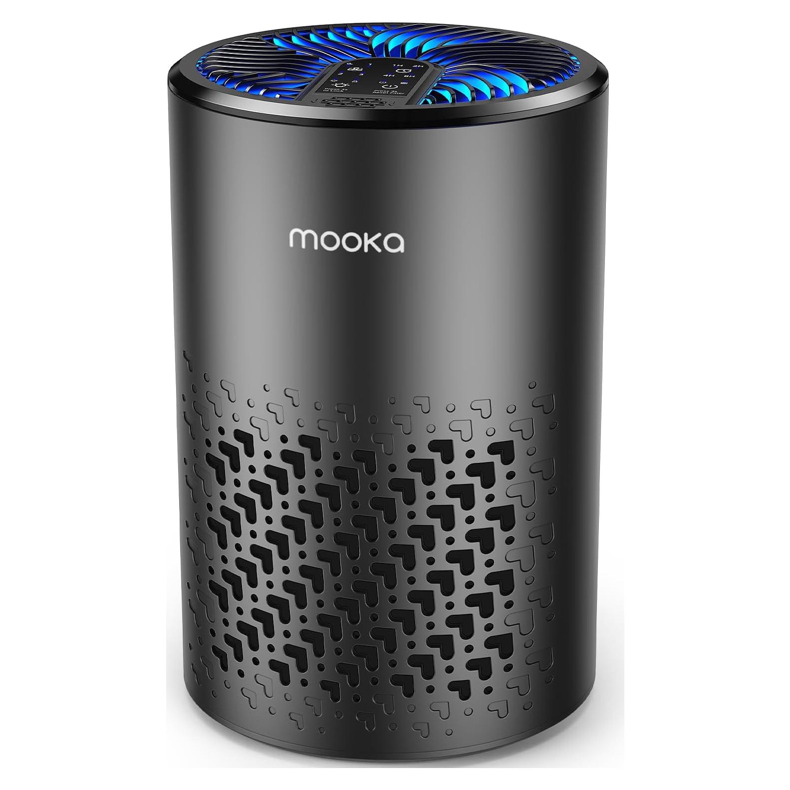 Purificador de Aire HEPA MOOKA KJ067L para Mascotas - Negro