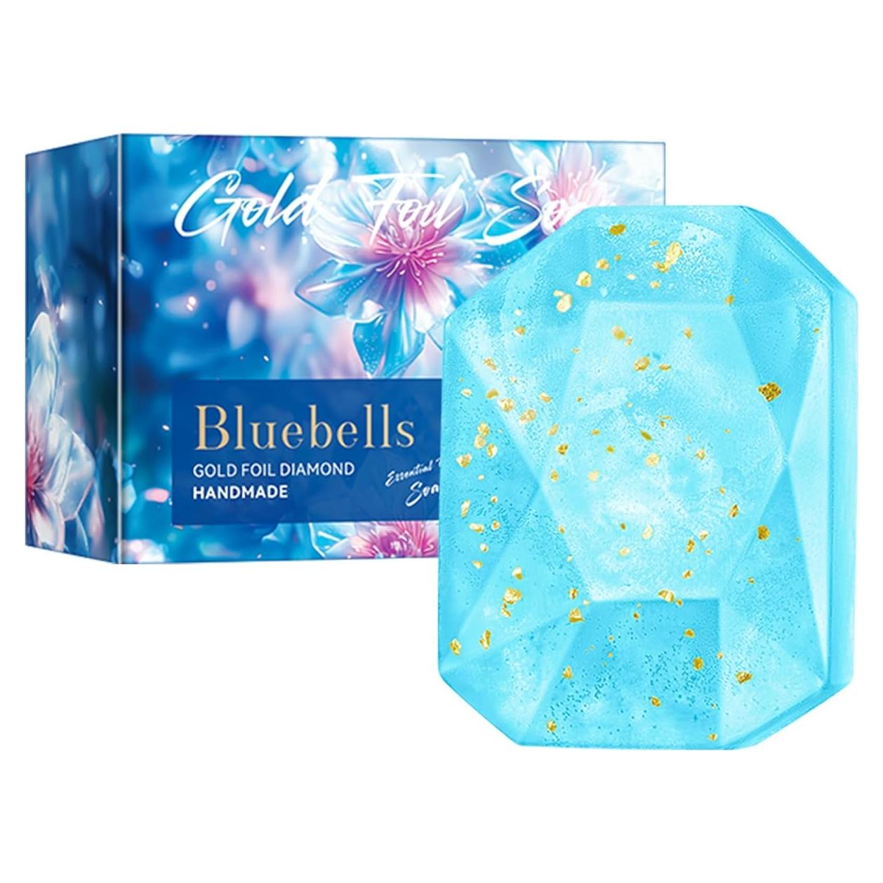 Jabón Hecho a Mano DLZZRS con Aceite Esencial y Hoja de Oro