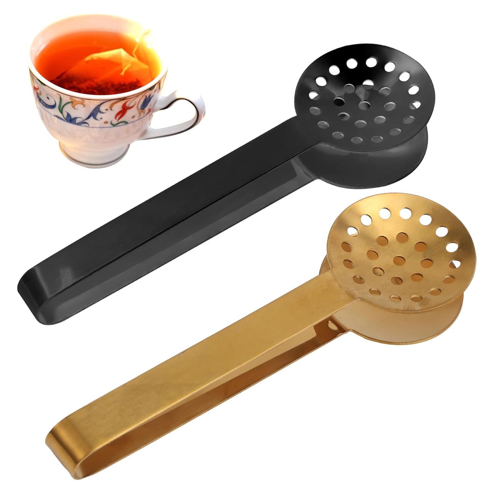 Pinzas para Bolsas de Té Gosknor 2 Piezas Acero Inoxidable