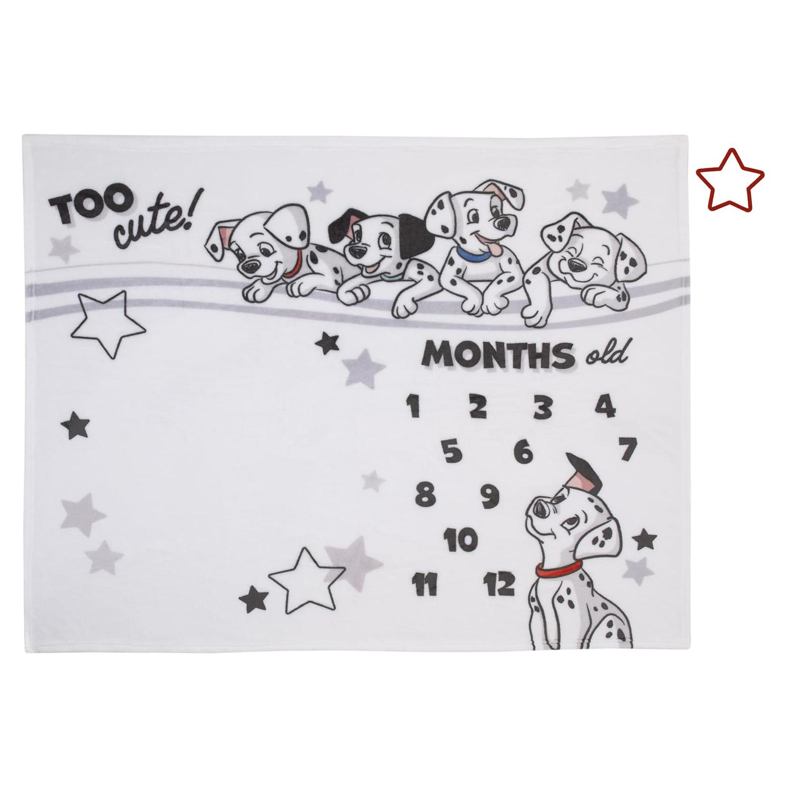 Manta Fotográfica para Bebés Disney 101 Dálmatas 101.6x127cm