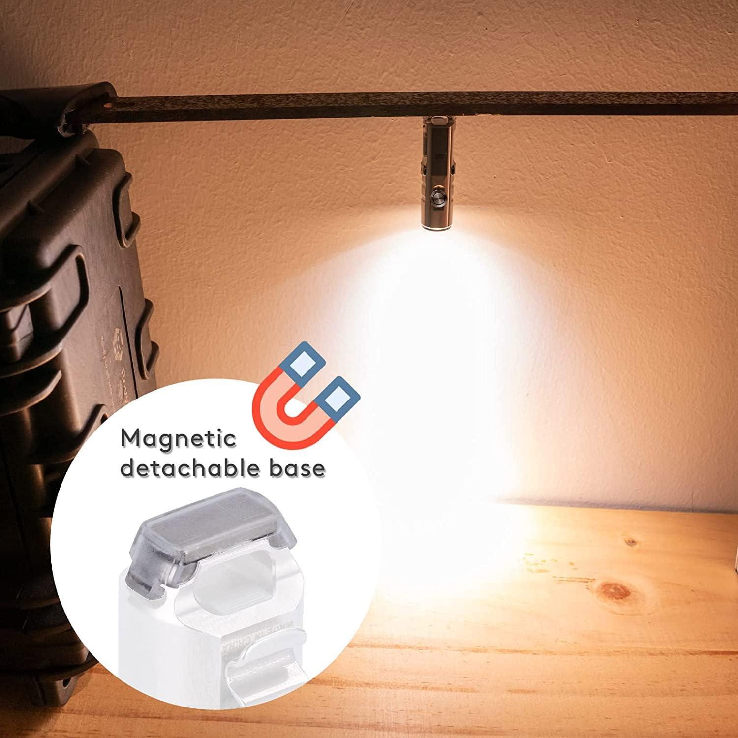 Linterna de Llavero RovyVon A2-G4 Recargable USB C 650 Lúmenes