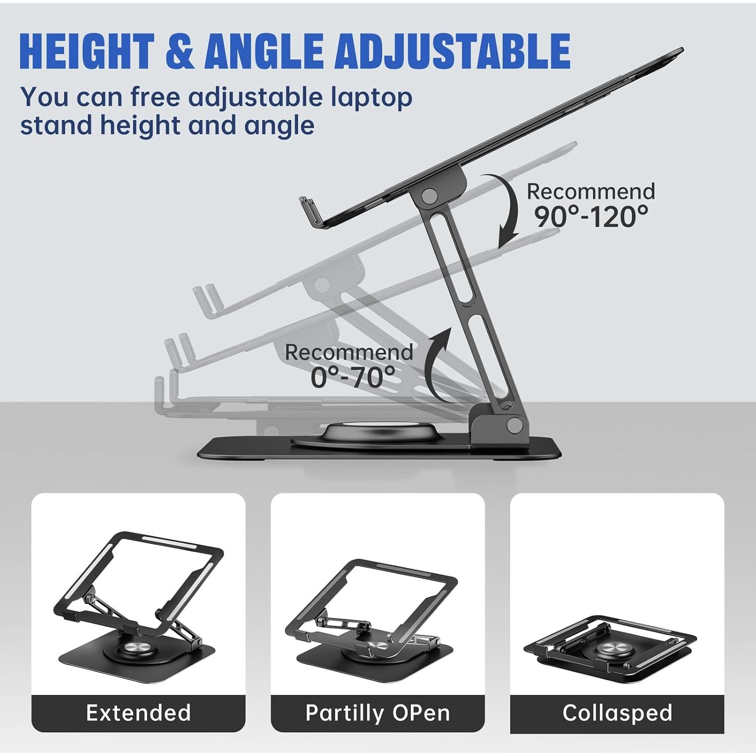 Soporte para Laptop JOYEKY F147 Ajustable 360° Ergonómico