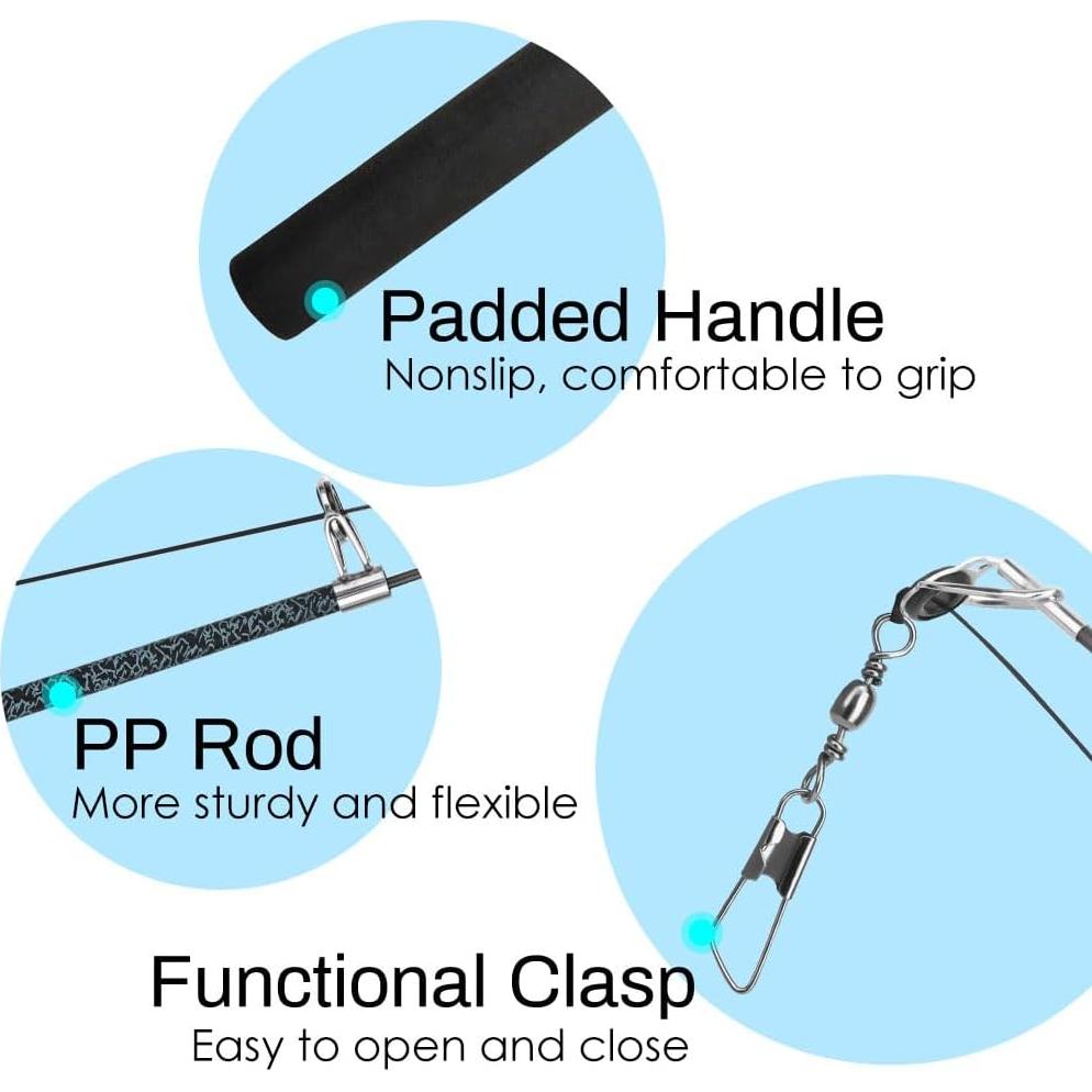 Juguete Interactivo para Gatos Pawaboo - Varita Telescópica con Plumas