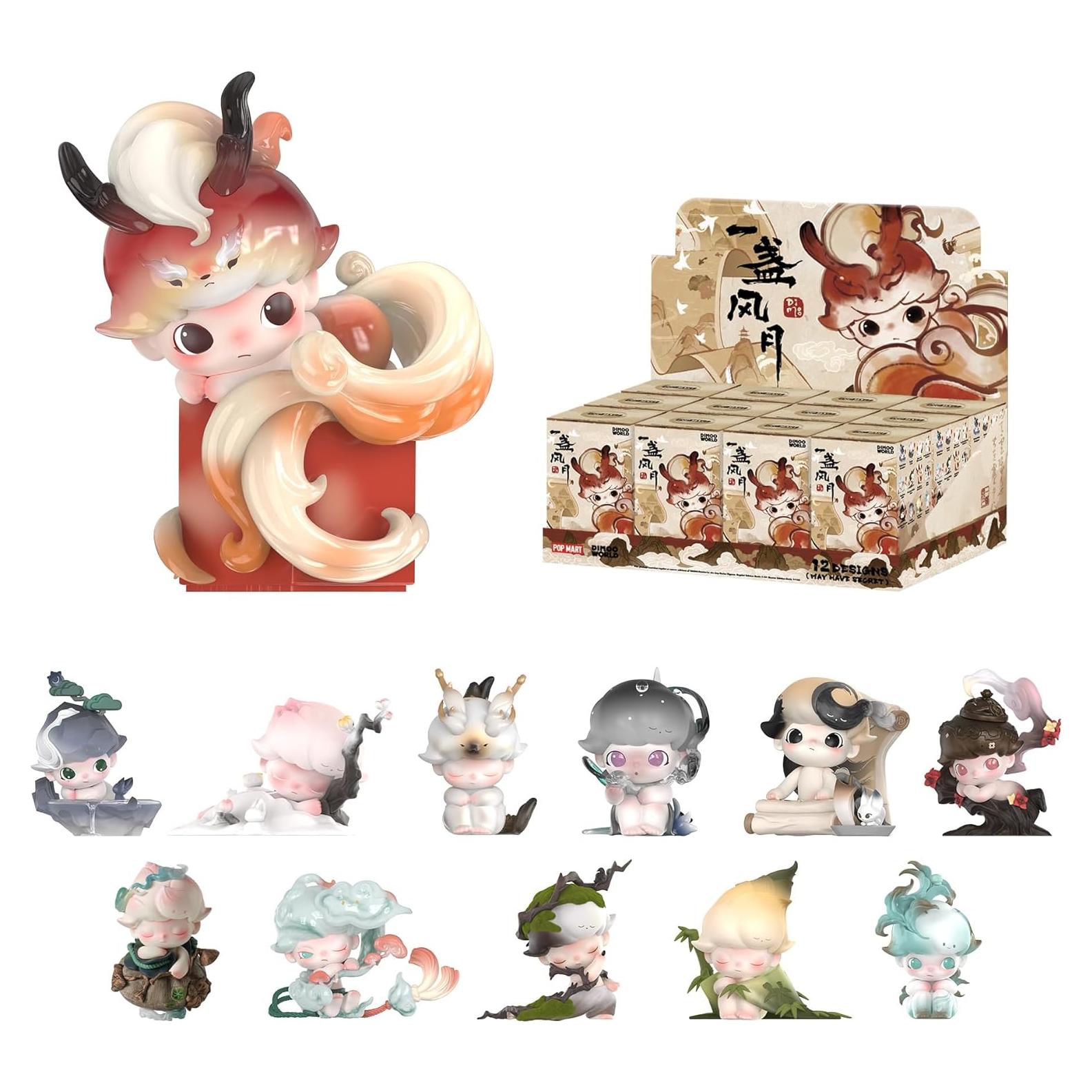 Figuras POP MART DIMOO Historias en la Taza - 12PCs Colección