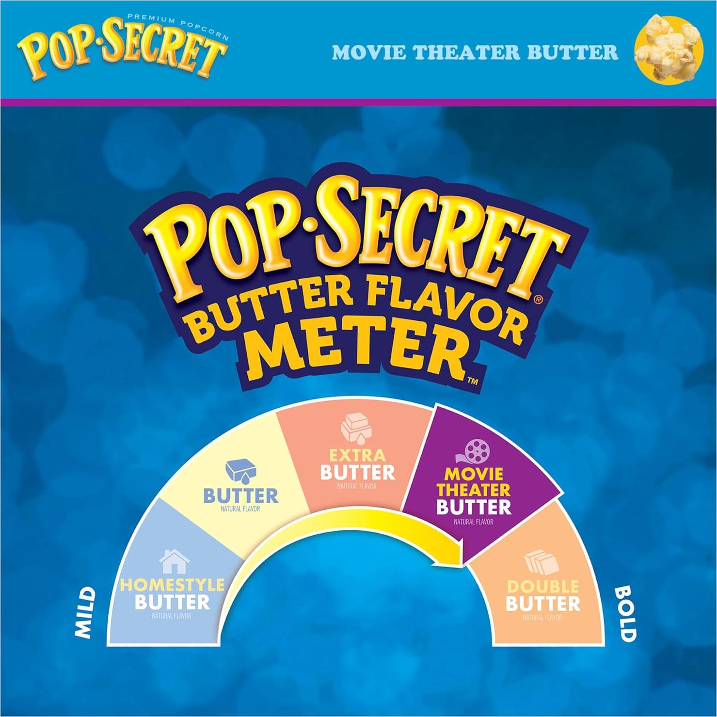 Palomitas de Maíz para Microondas Pop Secret Mantequilla 12 Bolsas